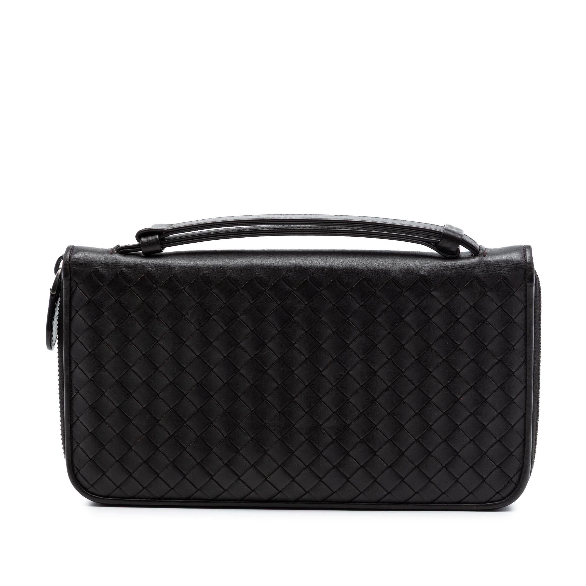 Bottega Veneta Nappa Intrecciato VN Travel Organizer Wallet