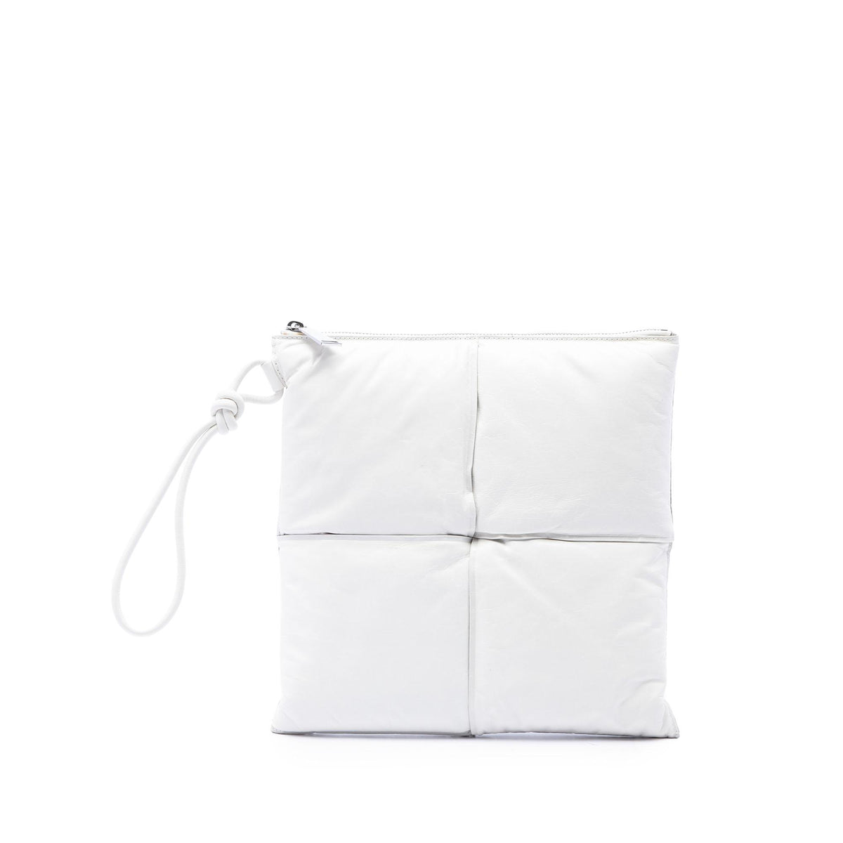 Bottega Veneta Nappa Maxi Intrecciato Padded Square Wristlet Pouch