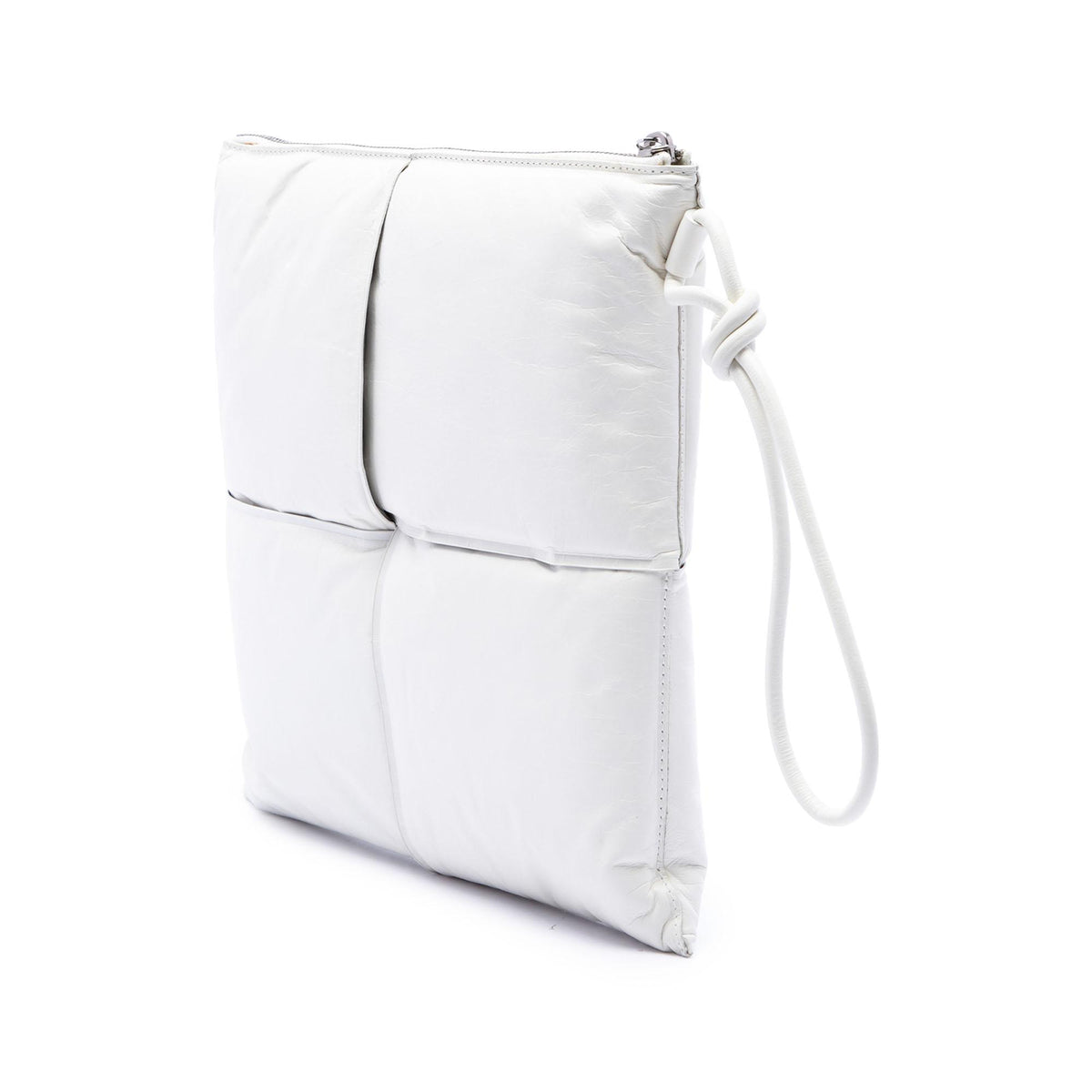 Bottega Veneta Nappa Maxi Intrecciato Padded Square Wristlet Pouch