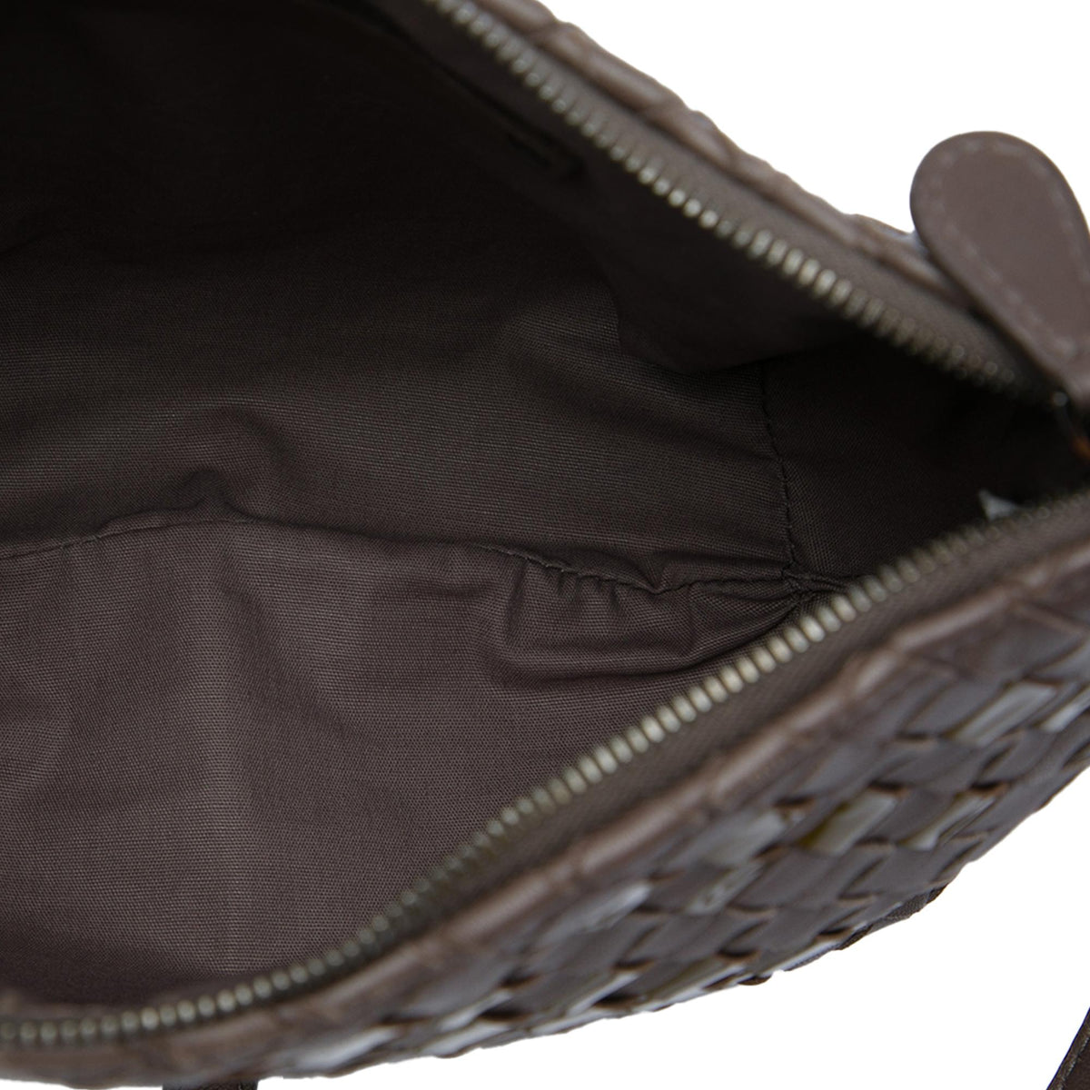 Bottega Veneta Nappa and Patent Intrecciato Crossbody