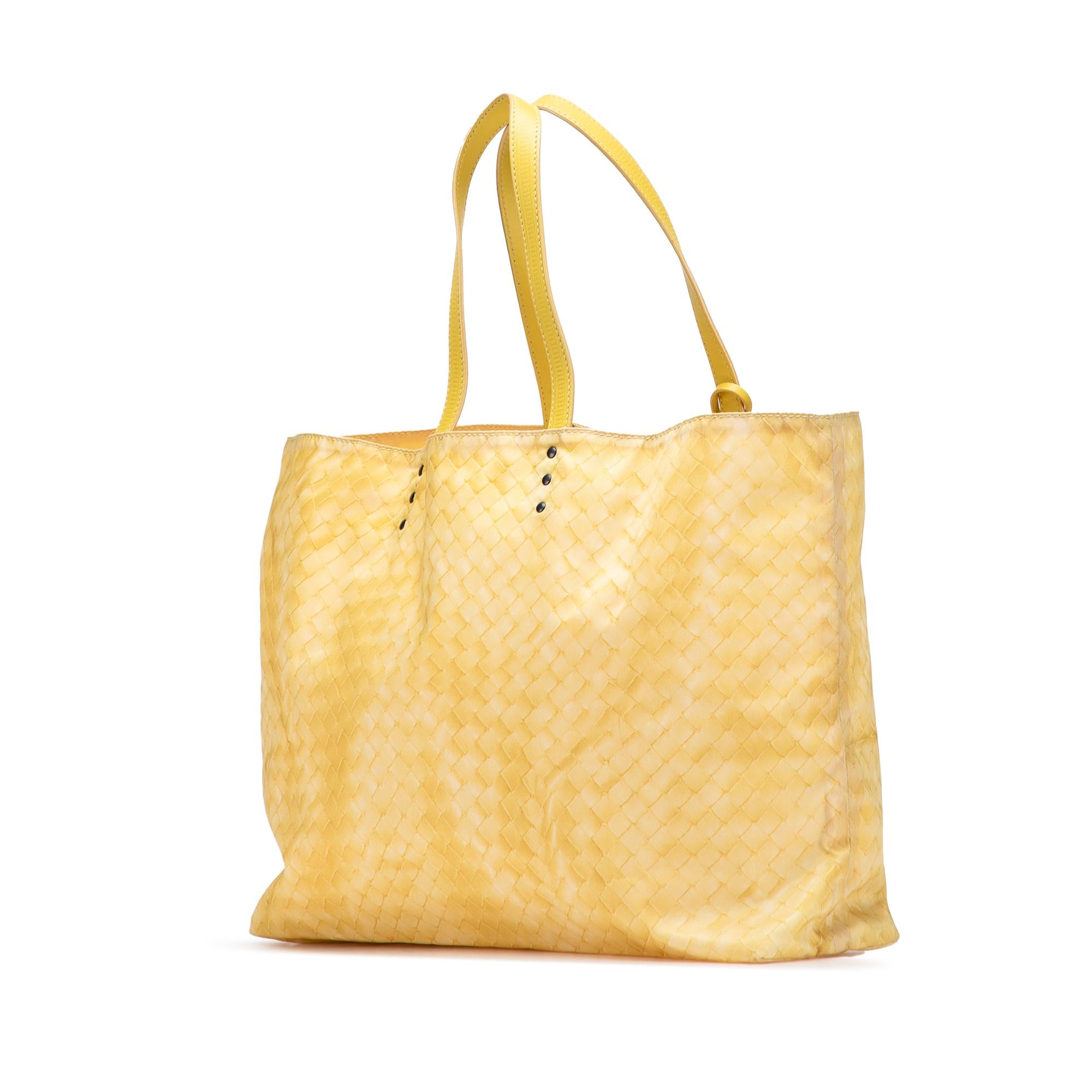 Bottega Veneta Nylon Intrecciolusion Tote
