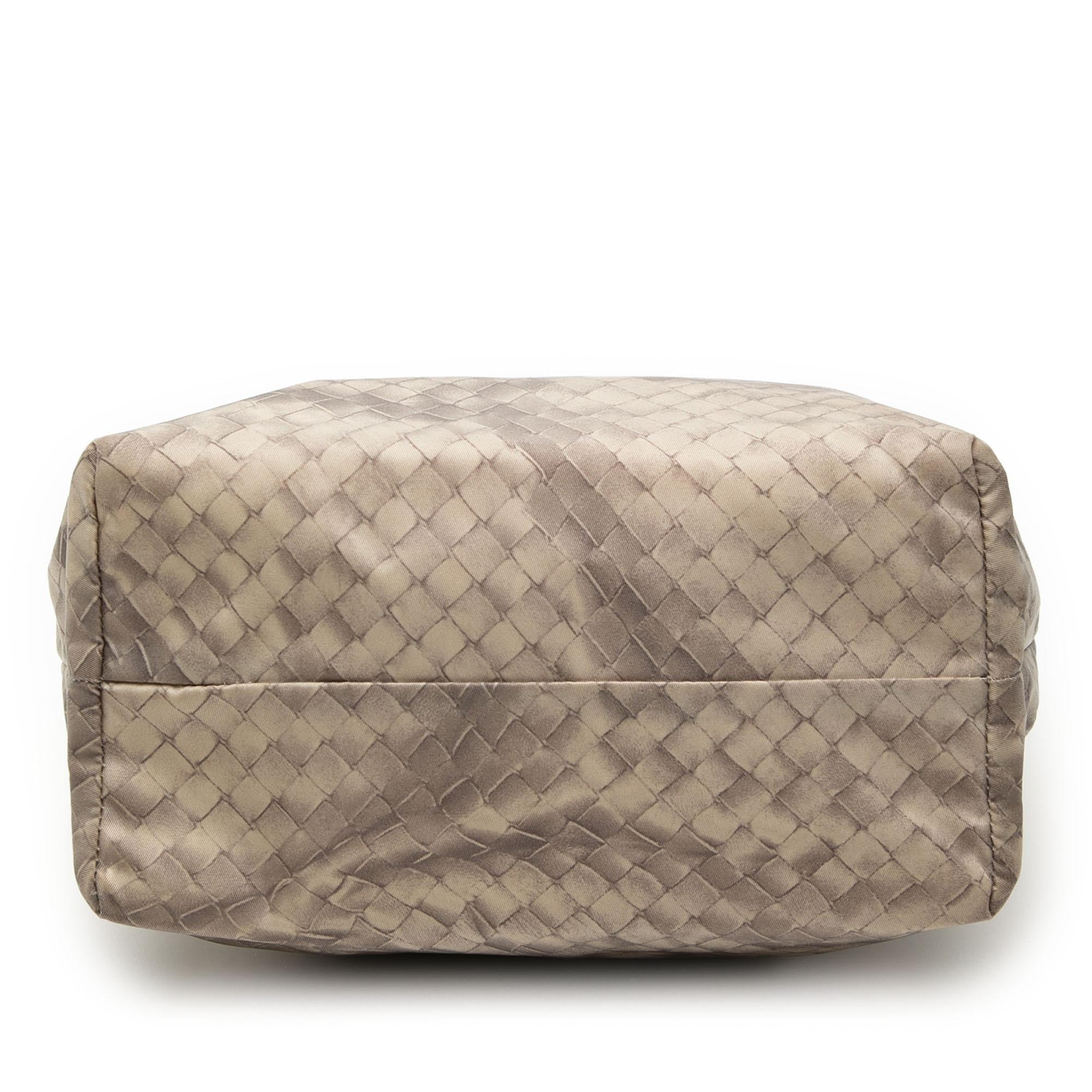 Bottega Veneta Nylon Intrecciolusion Tote