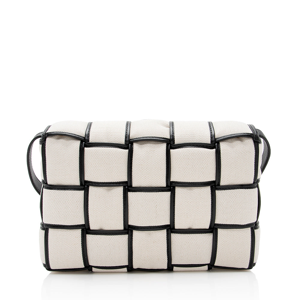 Bottega Veneta Puffed Canvas Cassette Crossbody