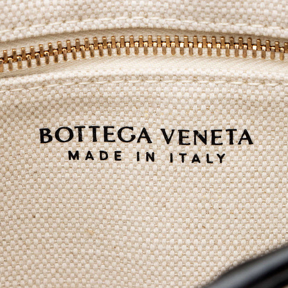 Bottega Veneta Puffed Canvas Cassette Crossbody