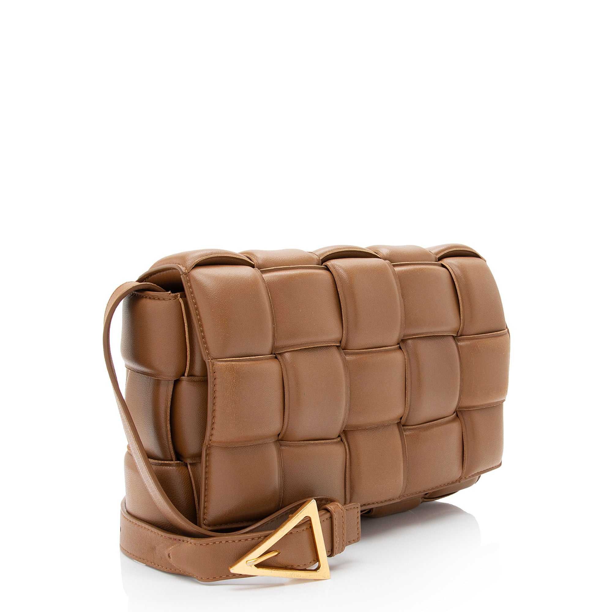 Bottega Veneta Puffed Leather Cassette Crossbody (SHF-pZjH9O)