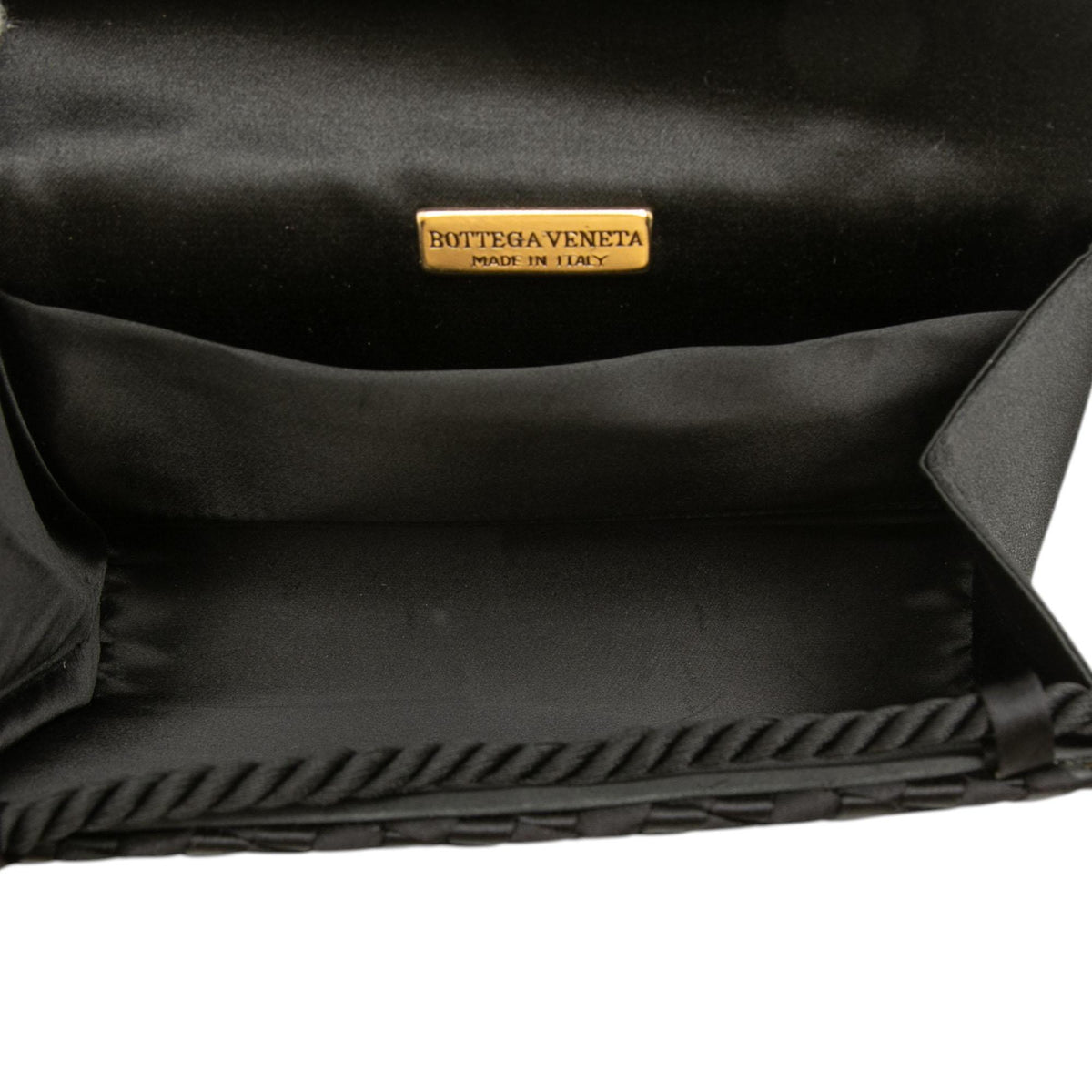 Bottega Veneta Satin Intrecciato Flap Crossbody