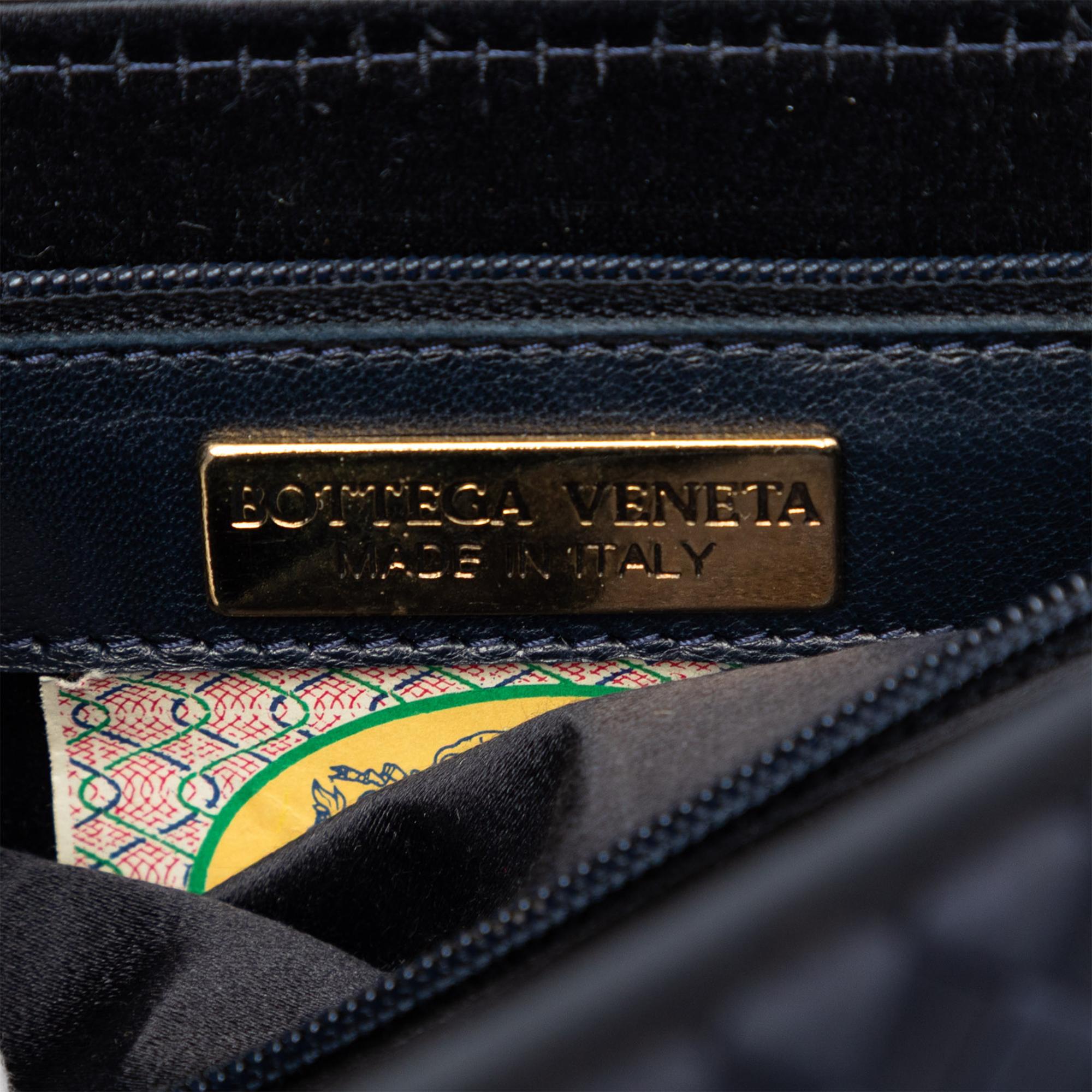 Bottega Veneta Satin Intrecciato Shoulder Bag