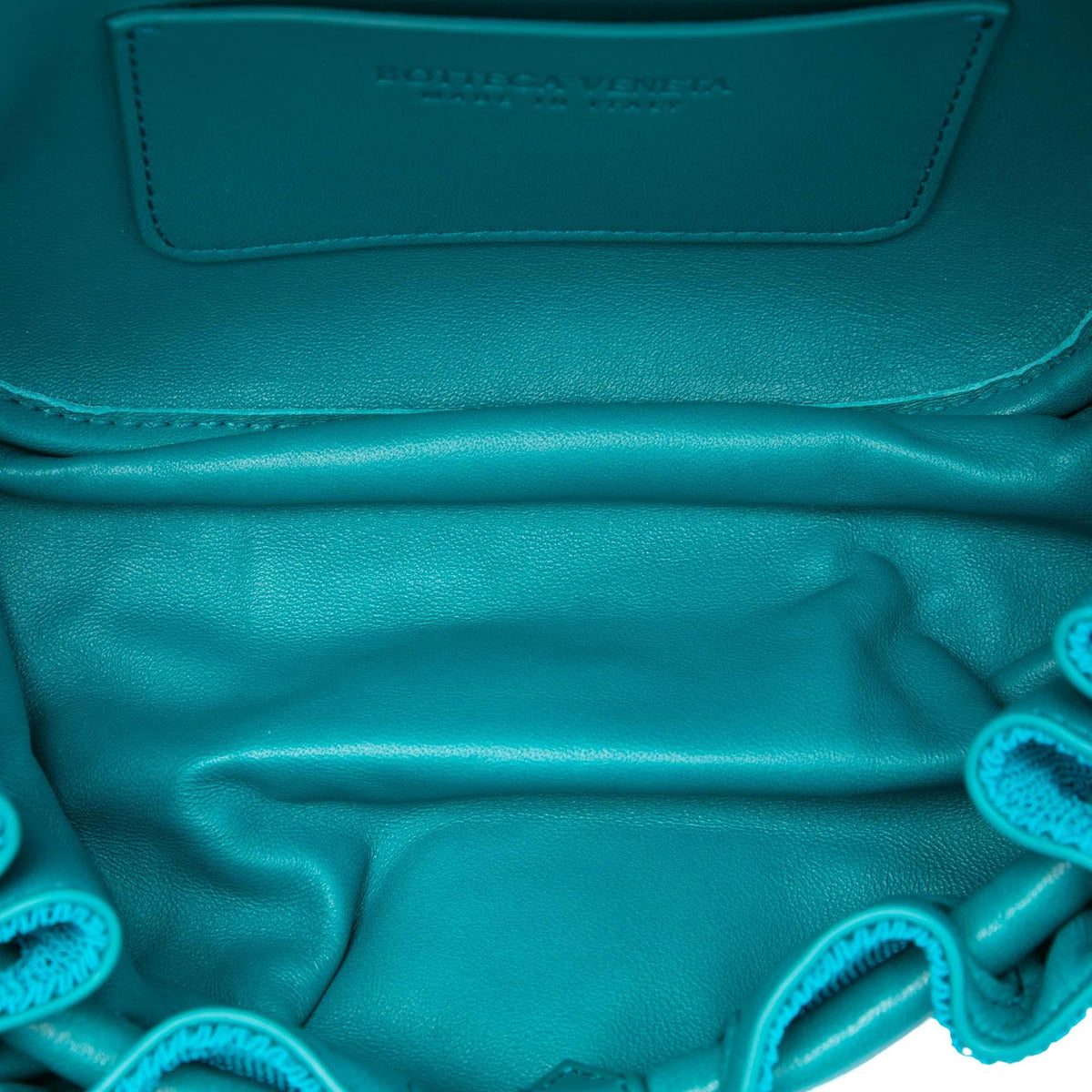Bottega Veneta Small Beaded Crochet Knit and Leather Beak Crossbody
