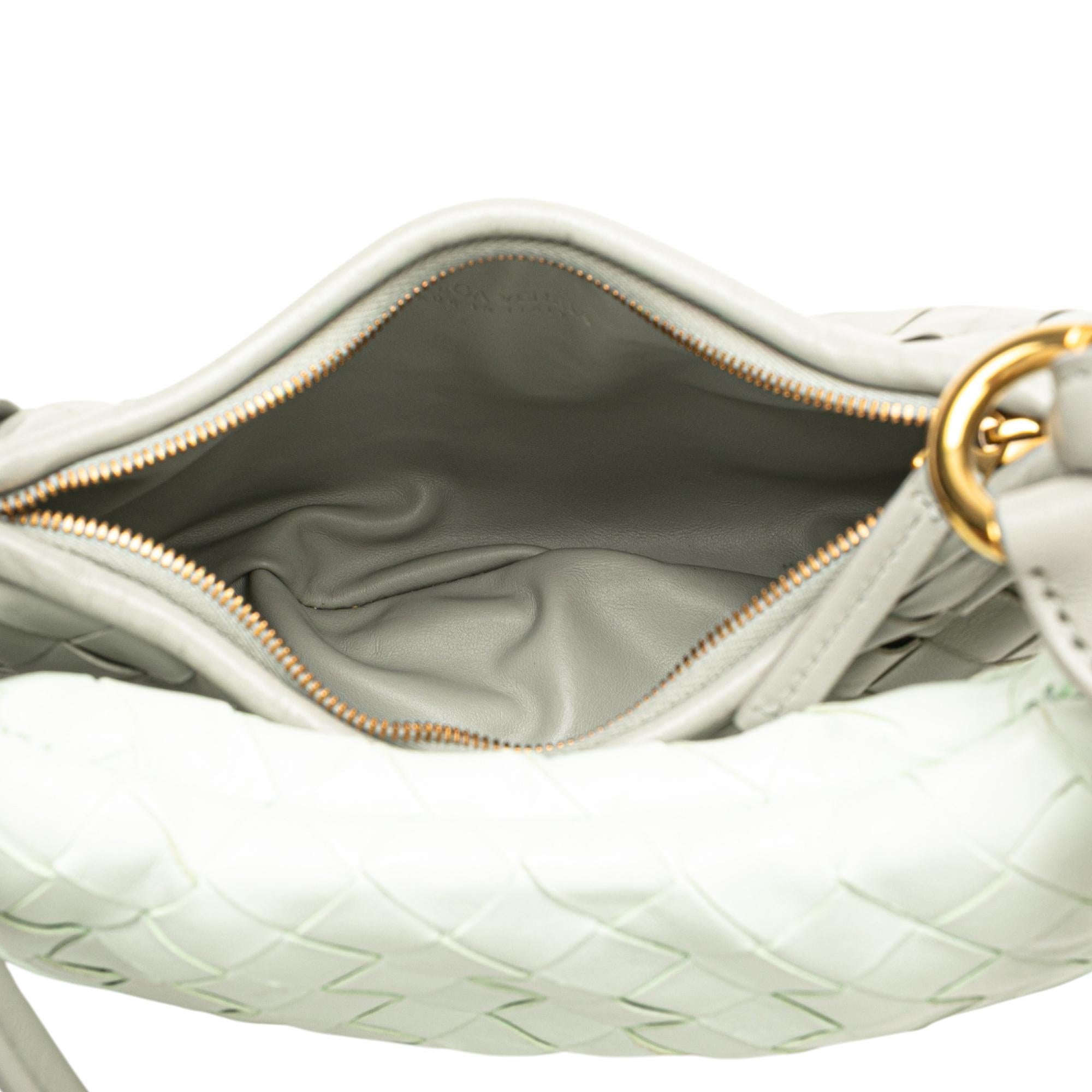 Bottega Veneta Small Bicolor Lambskin Intrecciato Gemelli Bag