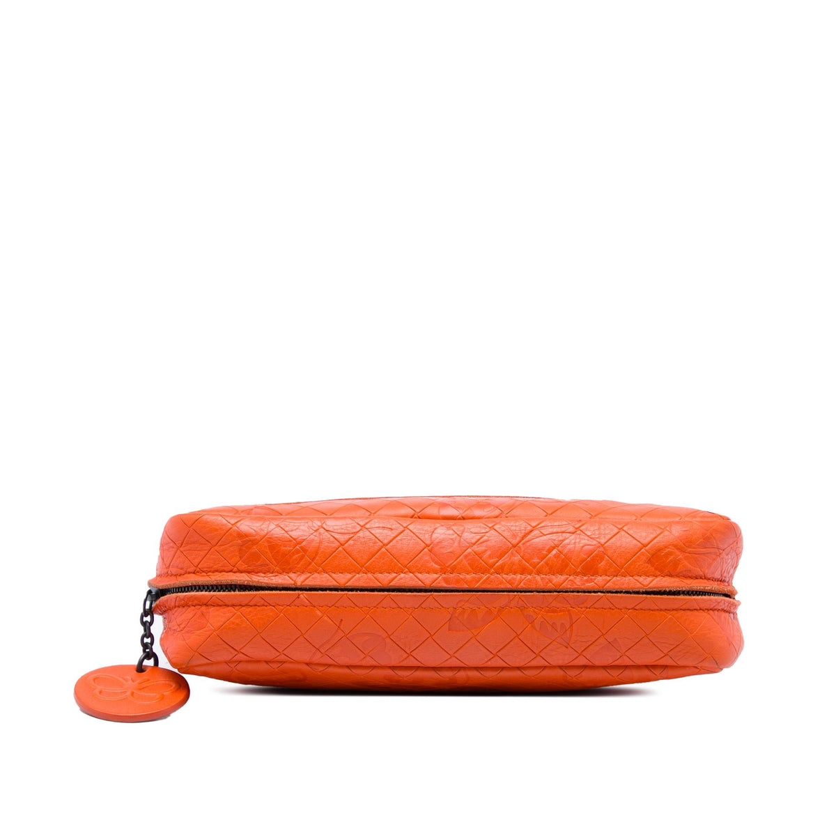 Bottega Veneta Small Calfskin Intrecciomirage Embossed Butterfly Chain Crossbody