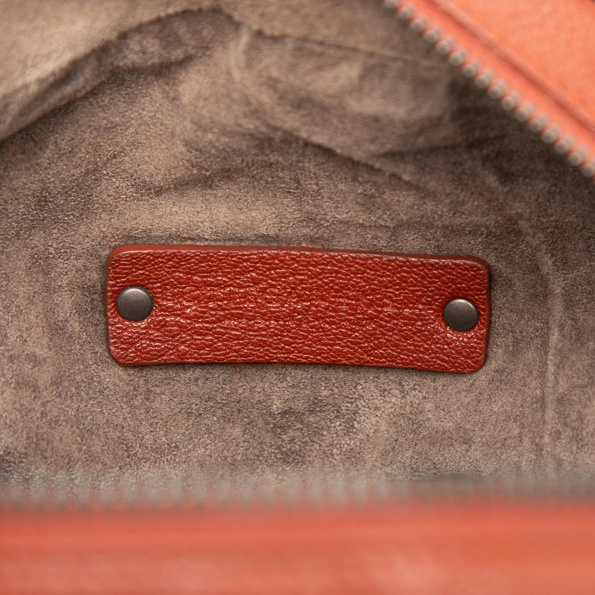 Bottega Veneta Small Intrecciato Trimmed Goatskin Madras Heritage Brera Handbag