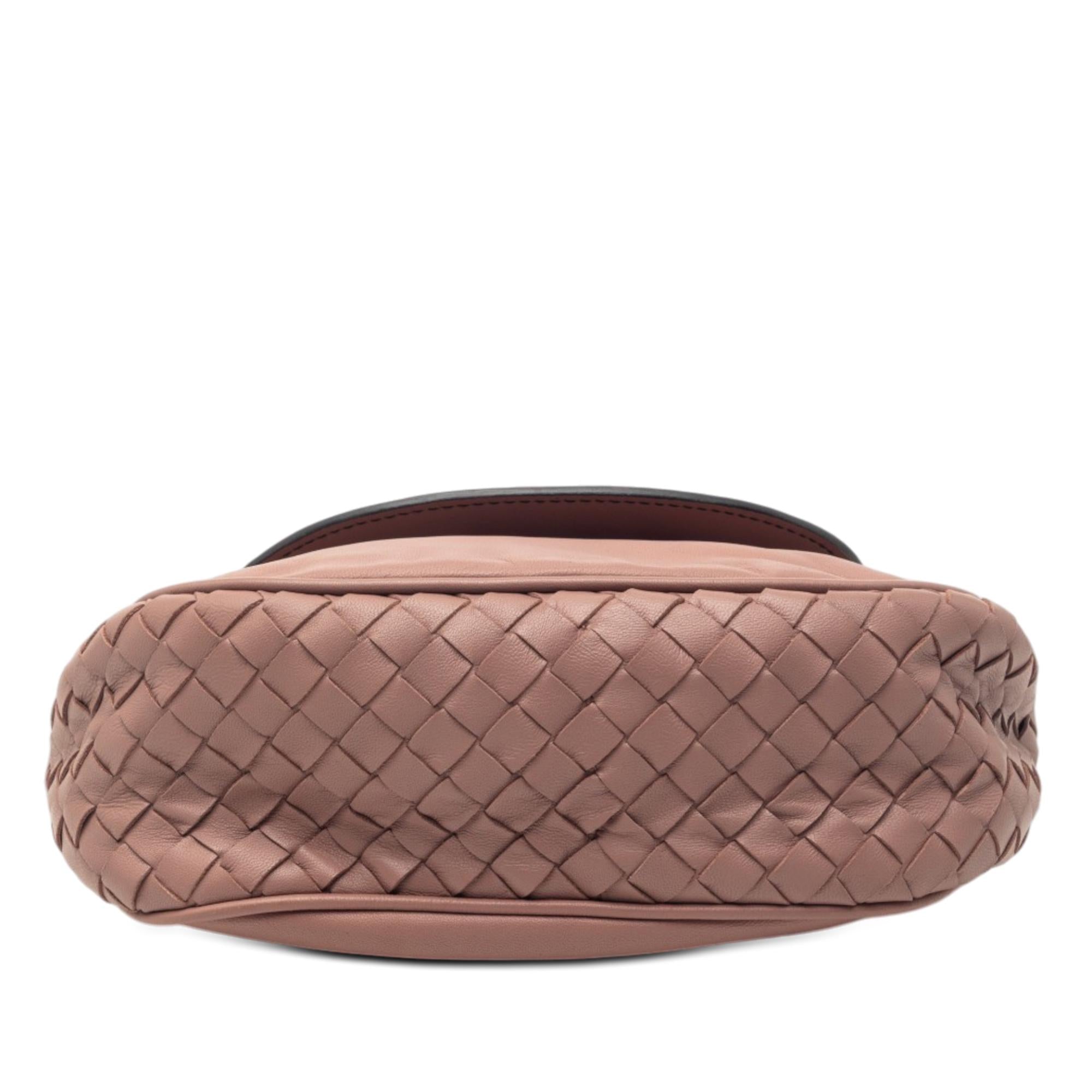 Bottega Veneta Small Intrecciato Trimmed Nappa Nodini Flap
