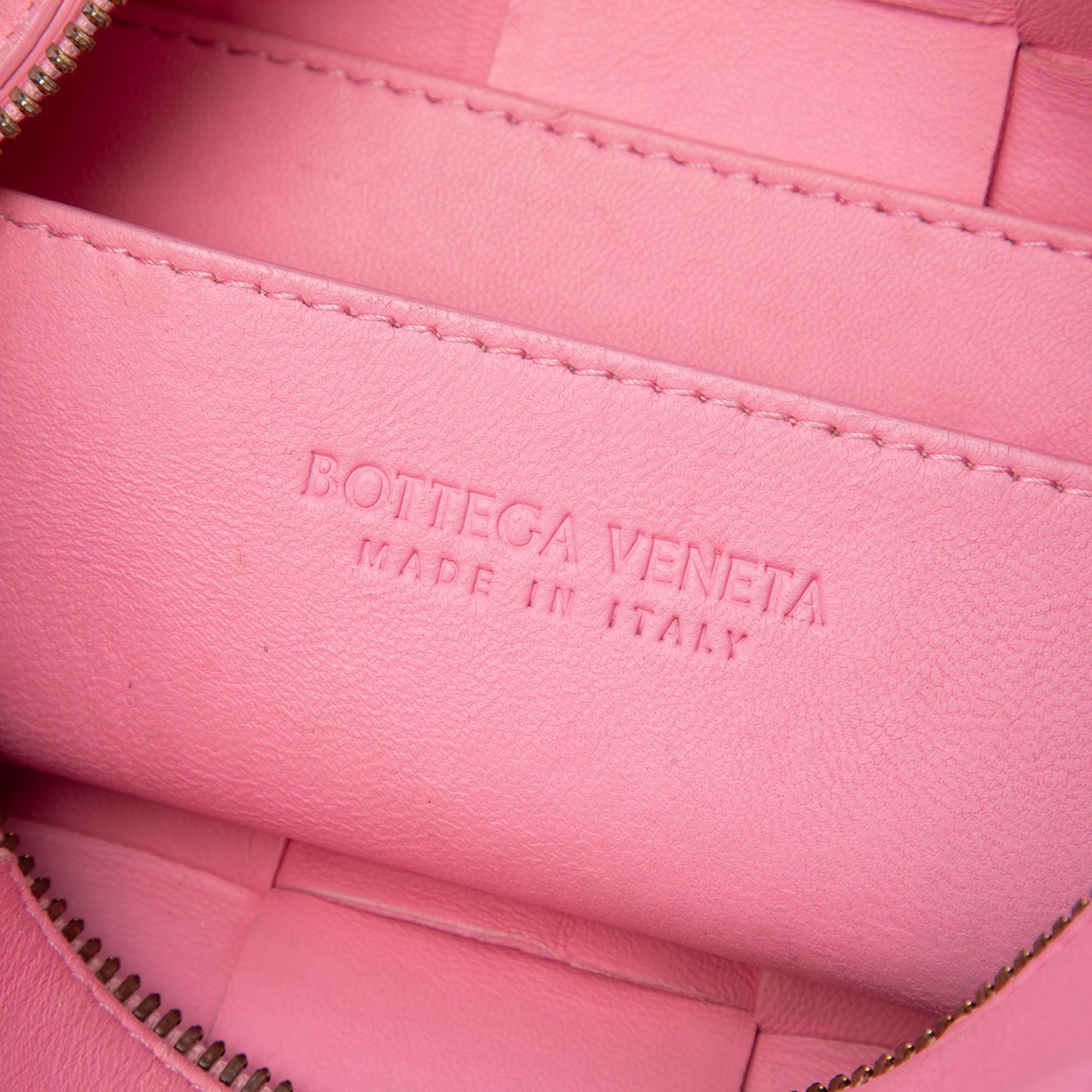 Bottega Veneta Small Lambskin Intrecciato Brick Cassette