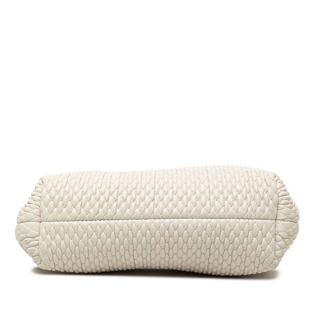 Bottega Veneta Small Lambskin Knit The Point Triangle Satchel
