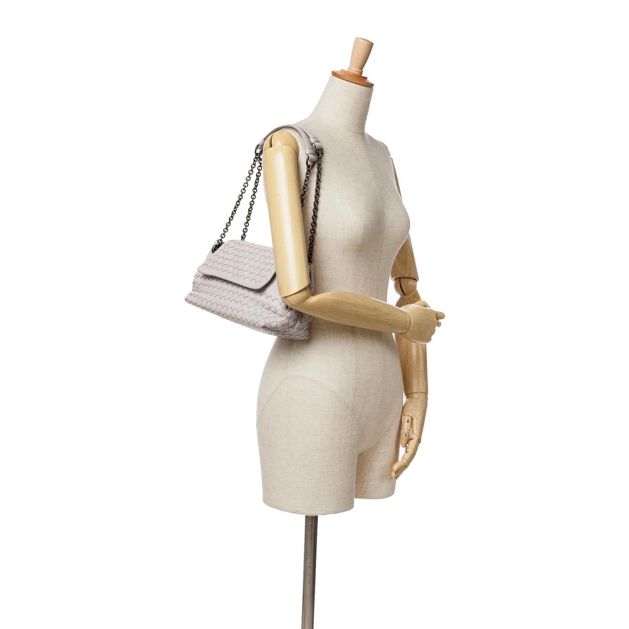 Bottega Veneta Small Madras Goatskin Intrecciato Shoulder Bag