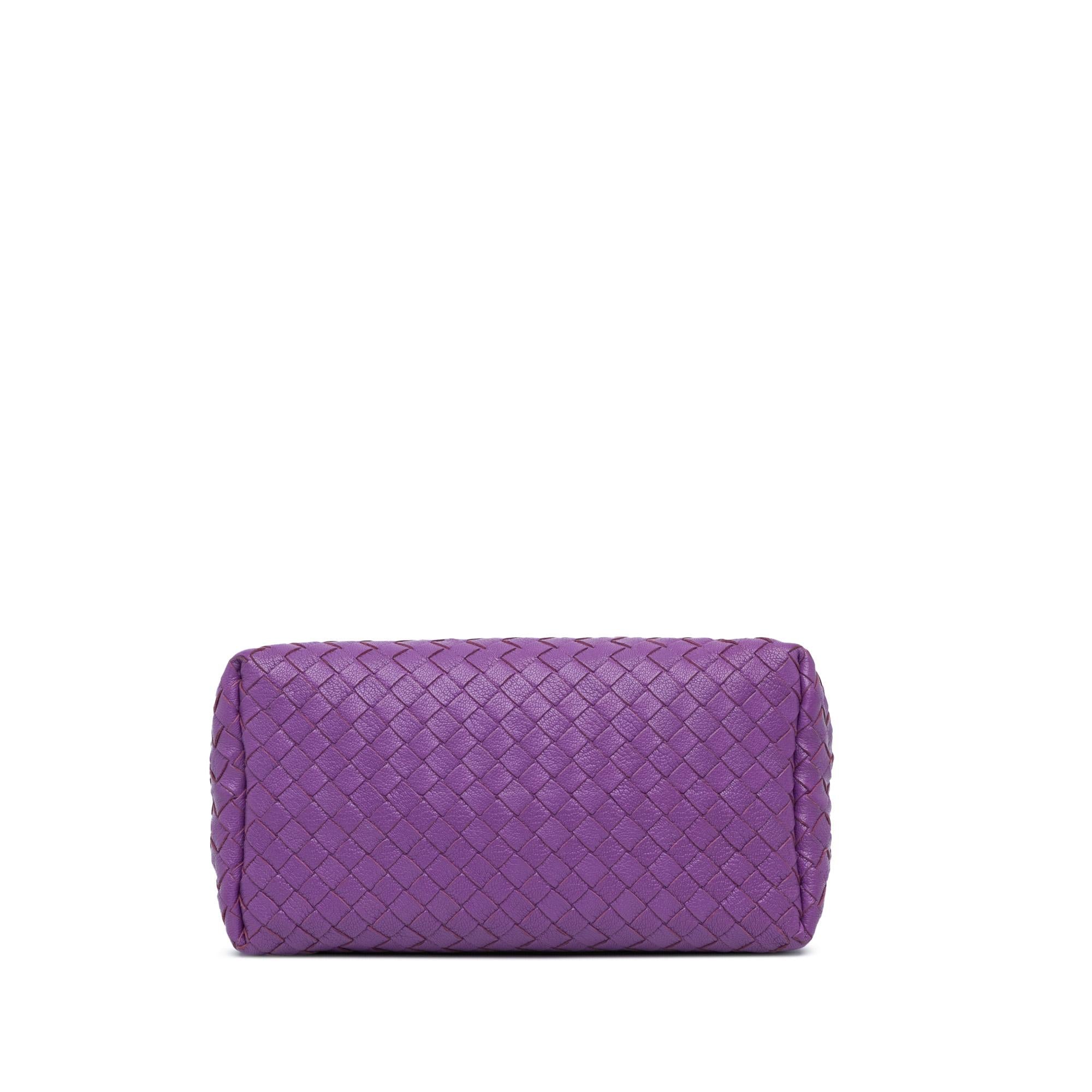 Bottega Veneta Small Madras Goatskin Intrecciato Shoulder Bag