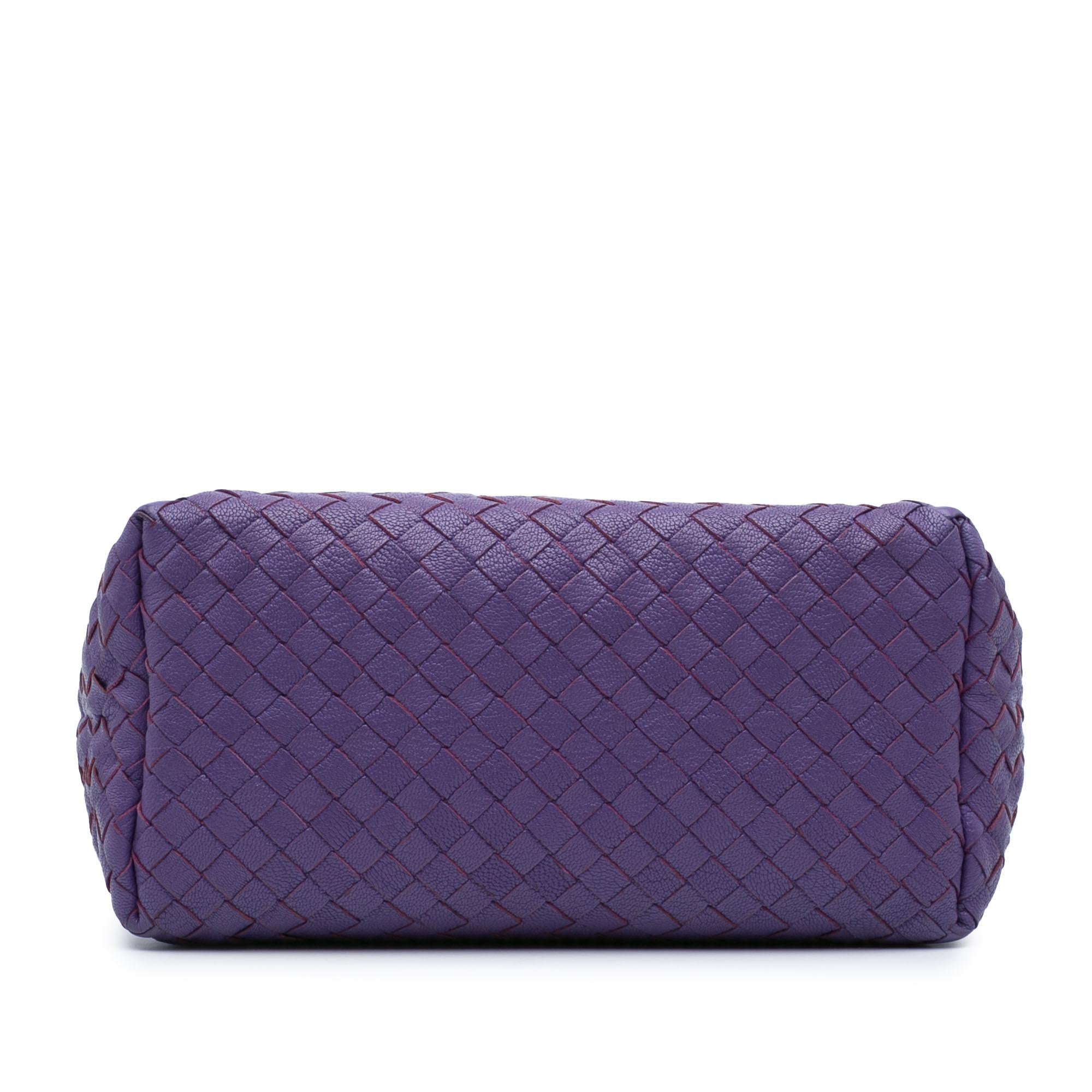 Bottega Veneta Small Madras Goatskin Intrecciato Shoulder Bag
