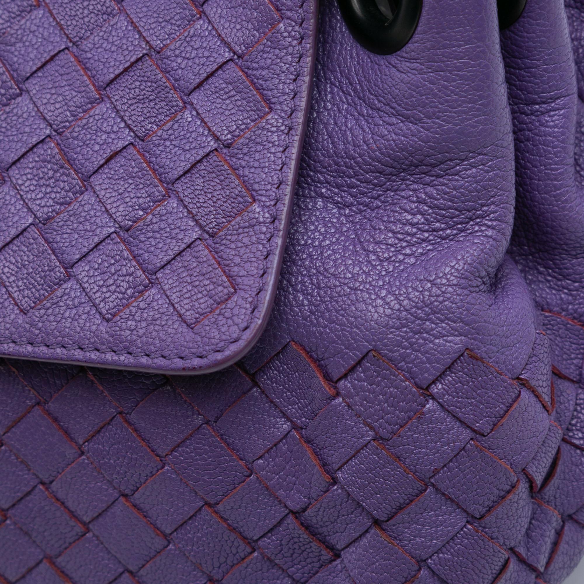 Bottega Veneta Small Madras Goatskin Intrecciato Shoulder Bag