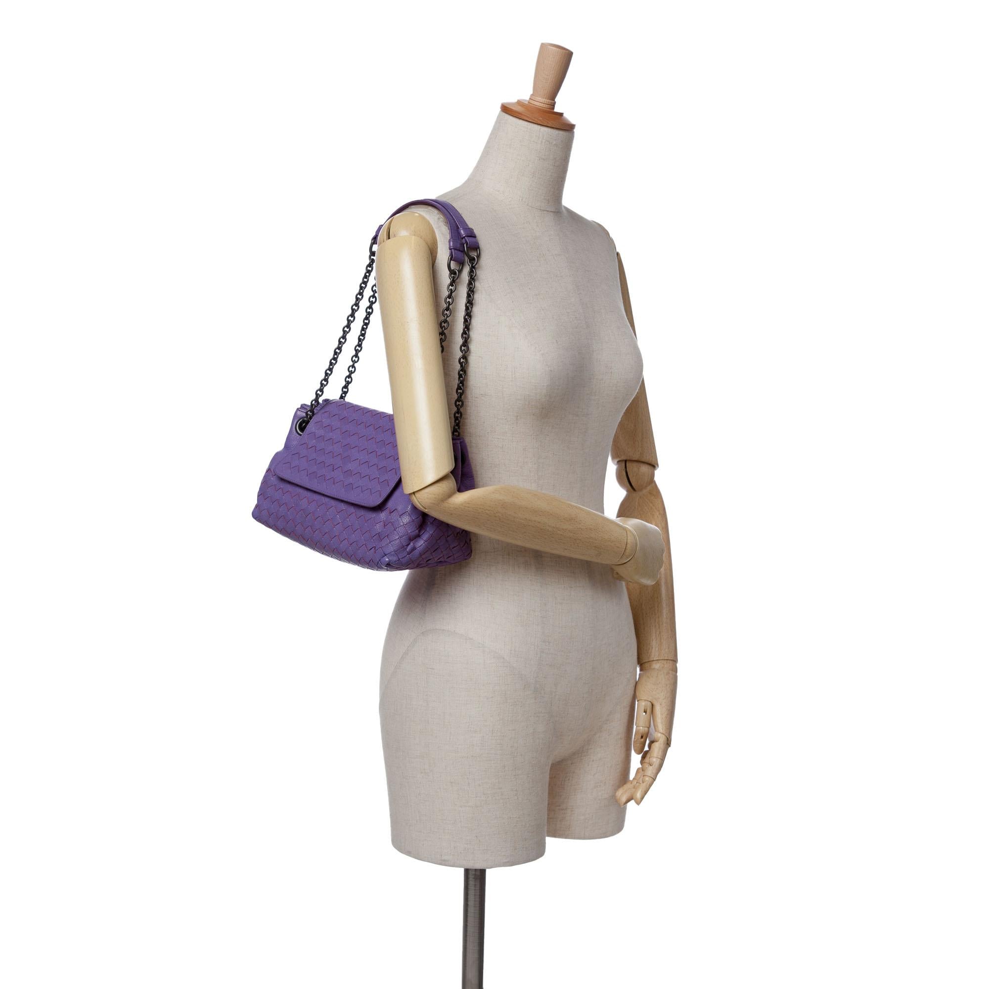 Bottega Veneta Small Madras Goatskin Intrecciato Shoulder Bag