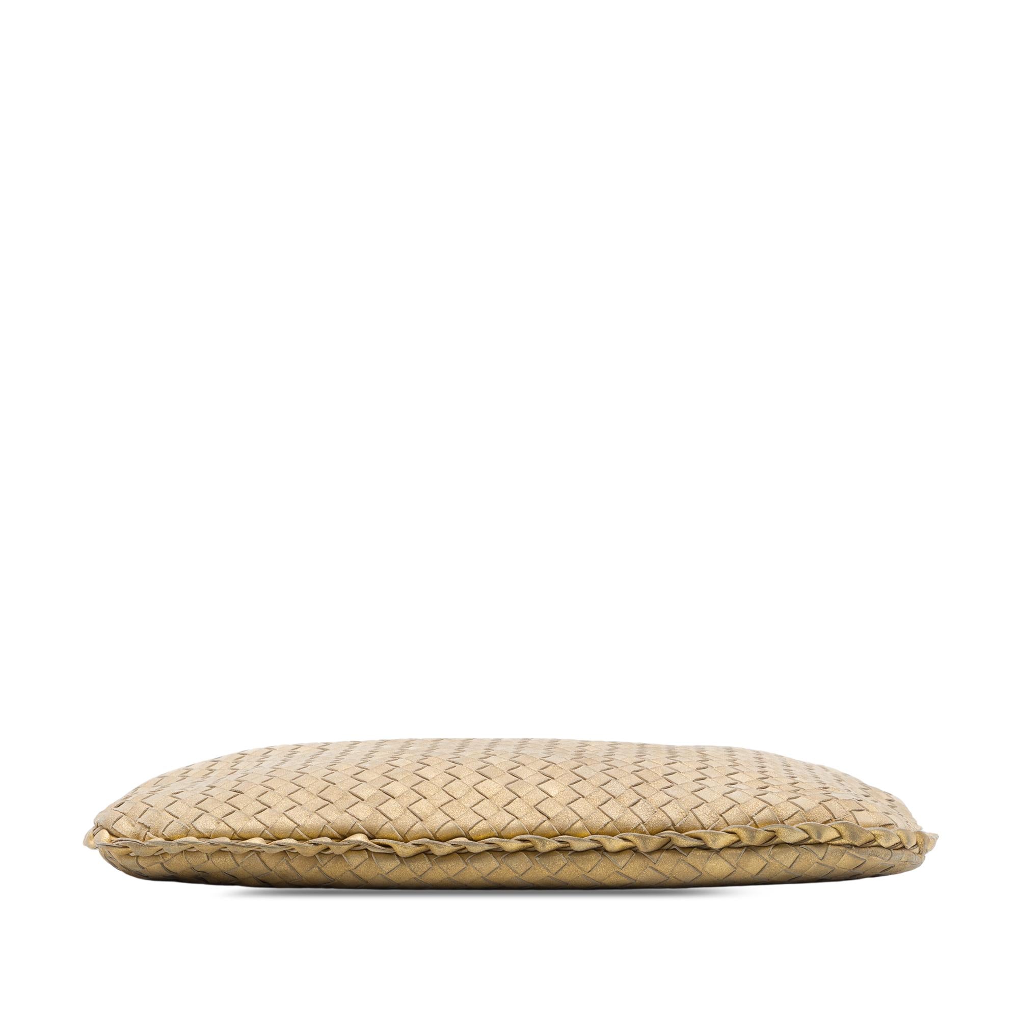 Bottega Veneta Small Metallic Nappa Intrecciato Veneta Hobo