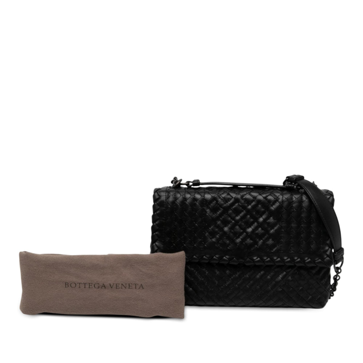Bottega Veneta Small Nappa Intrecciato Boutis Olimpia Shoulder Bag