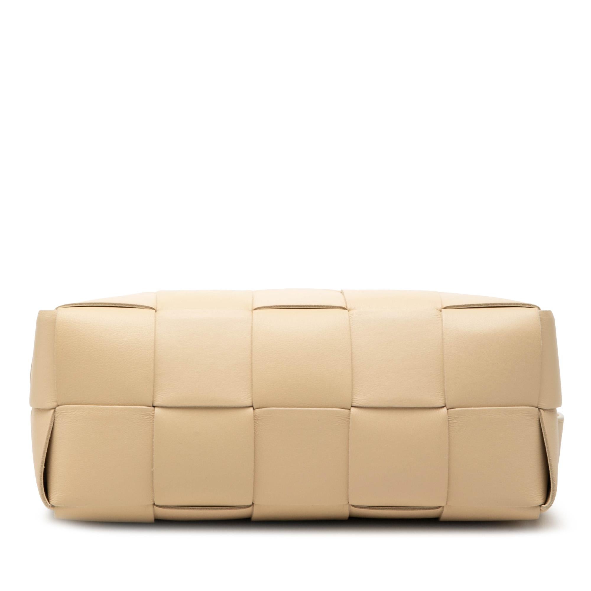 Bottega Veneta Small Nappa Intrecciato Brick Cassette