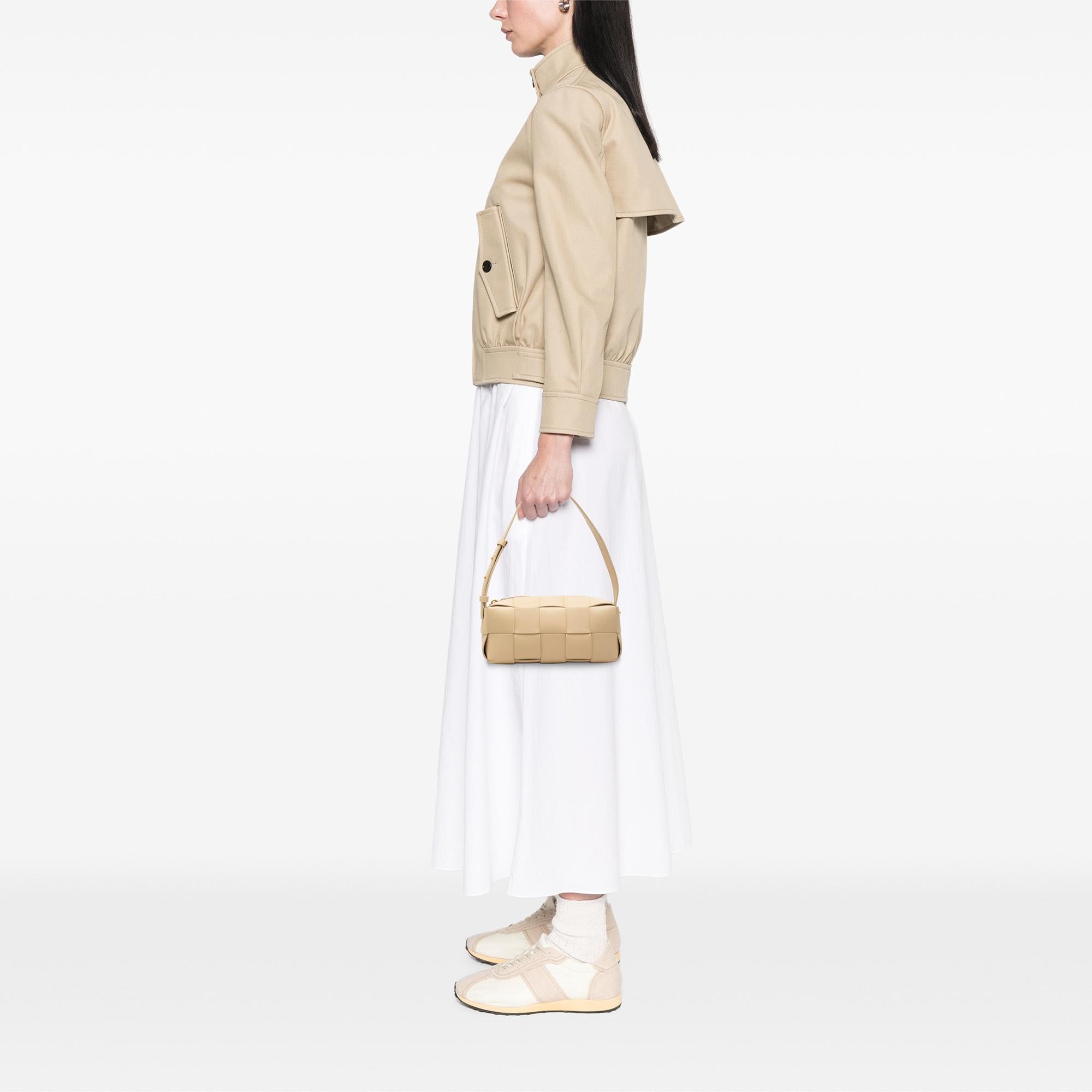 Bottega Veneta Small Nappa Intrecciato Brick Cassette