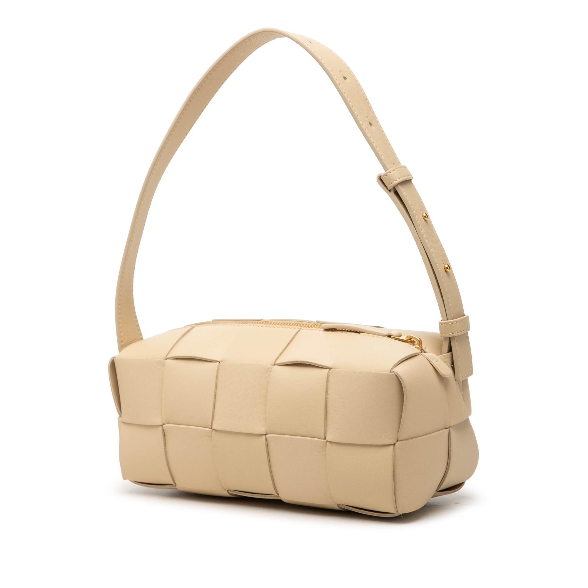 Bottega Veneta Small Nappa Intrecciato Brick Cassette