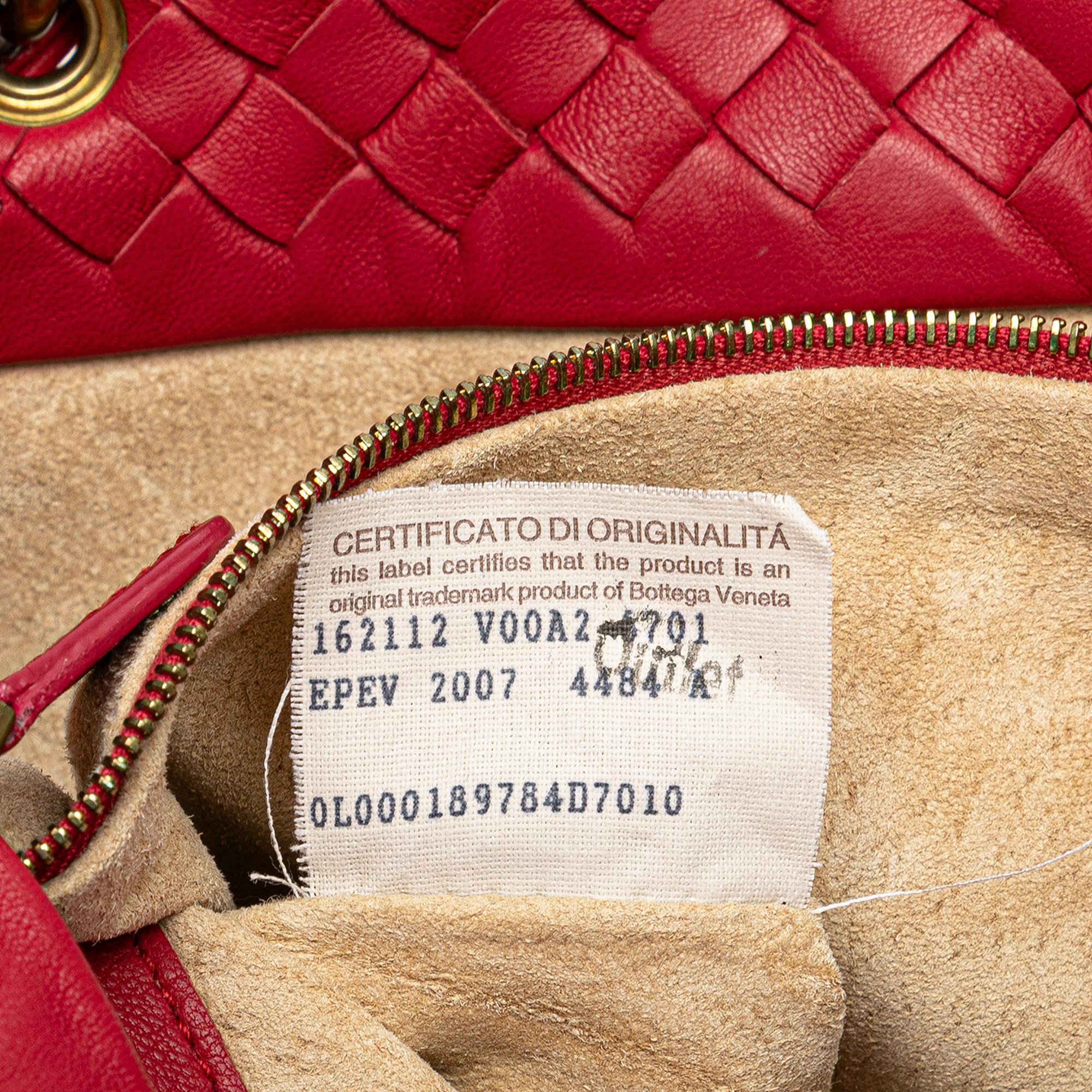 Bottega Veneta Small Nappa Intrecciato Capri