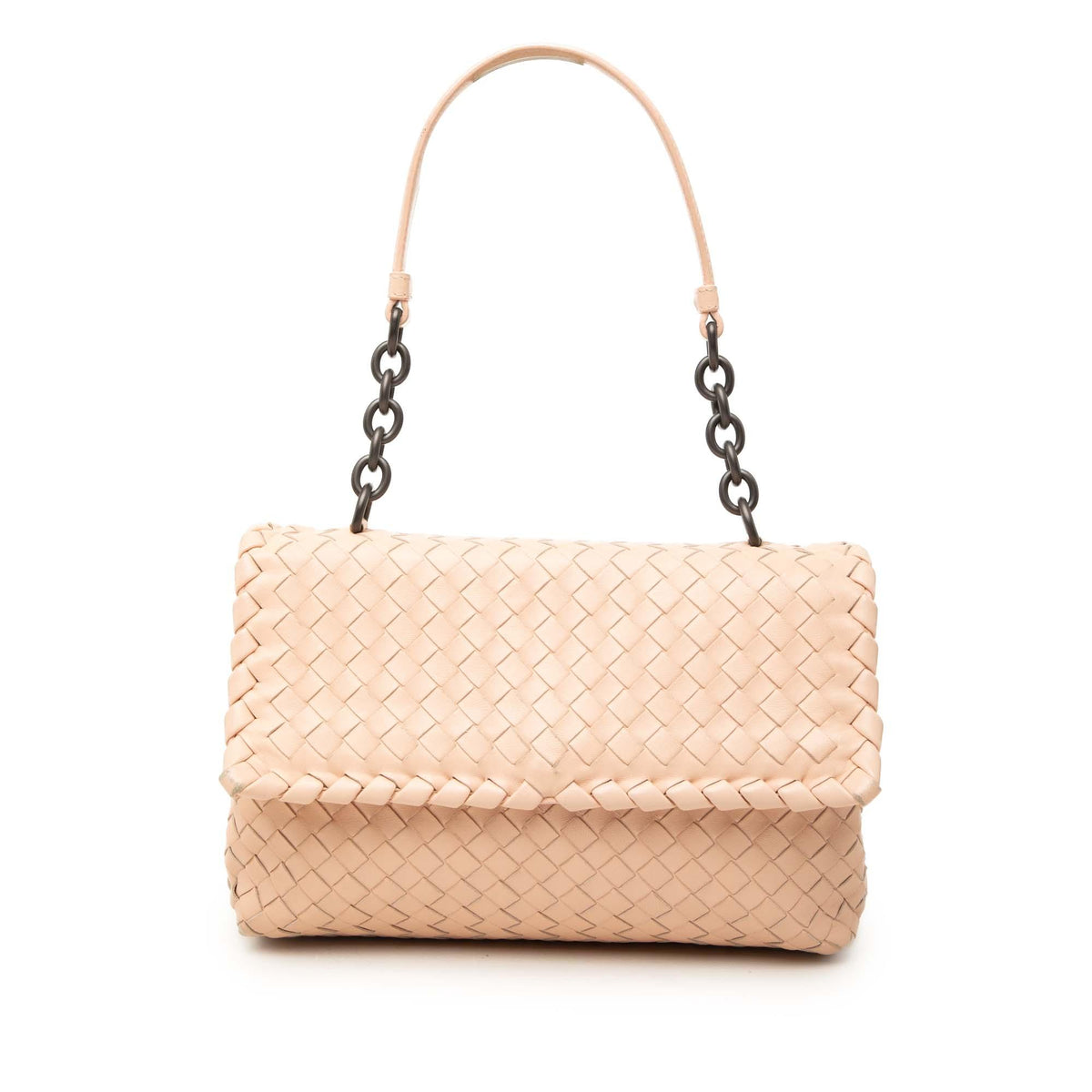 Bottega Veneta Small Nappa Intrecciato Olimpia Shoulder Bag