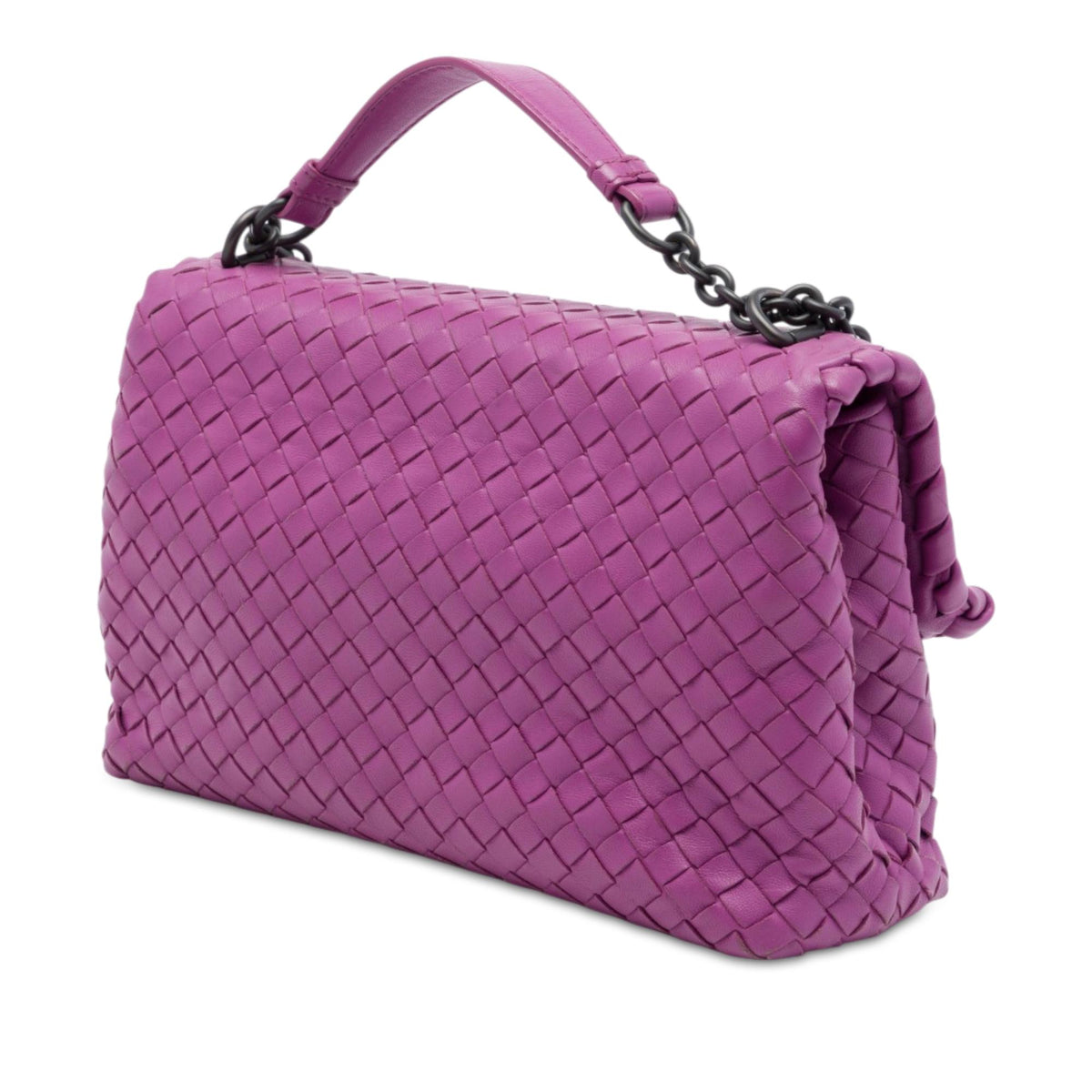 Bottega Veneta Small Nappa Intrecciato Olimpia Shoulder Bag