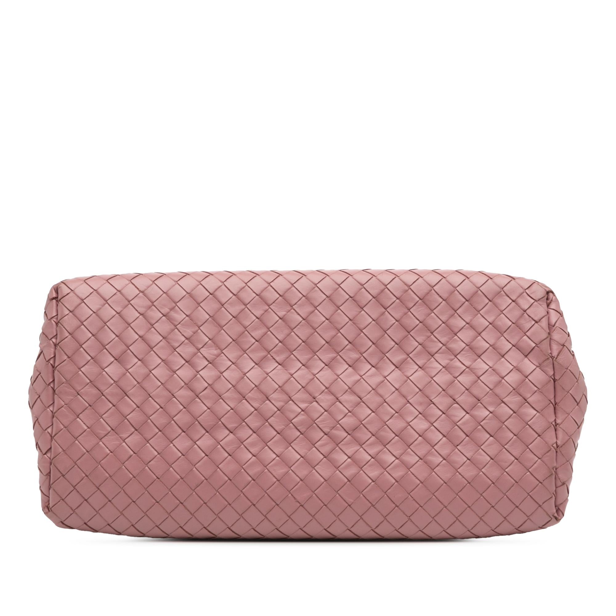Bottega Veneta Small Nappa Intrecciato Roma Satchel