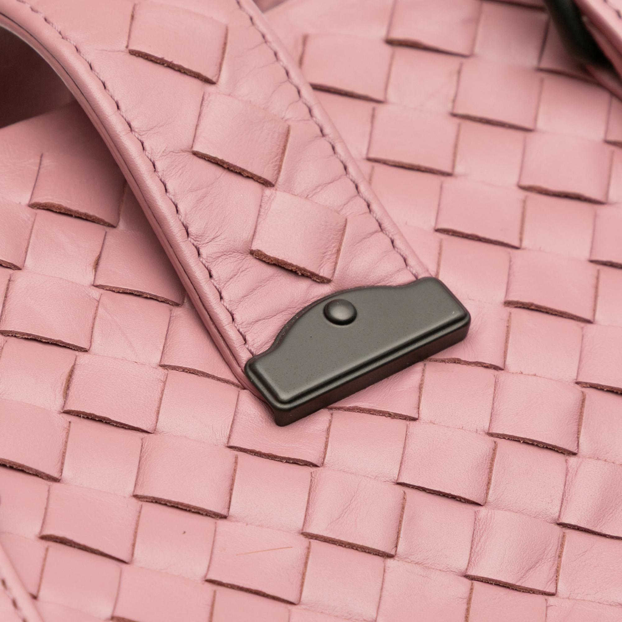 Bottega Veneta Small Nappa Intrecciato Roma Satchel