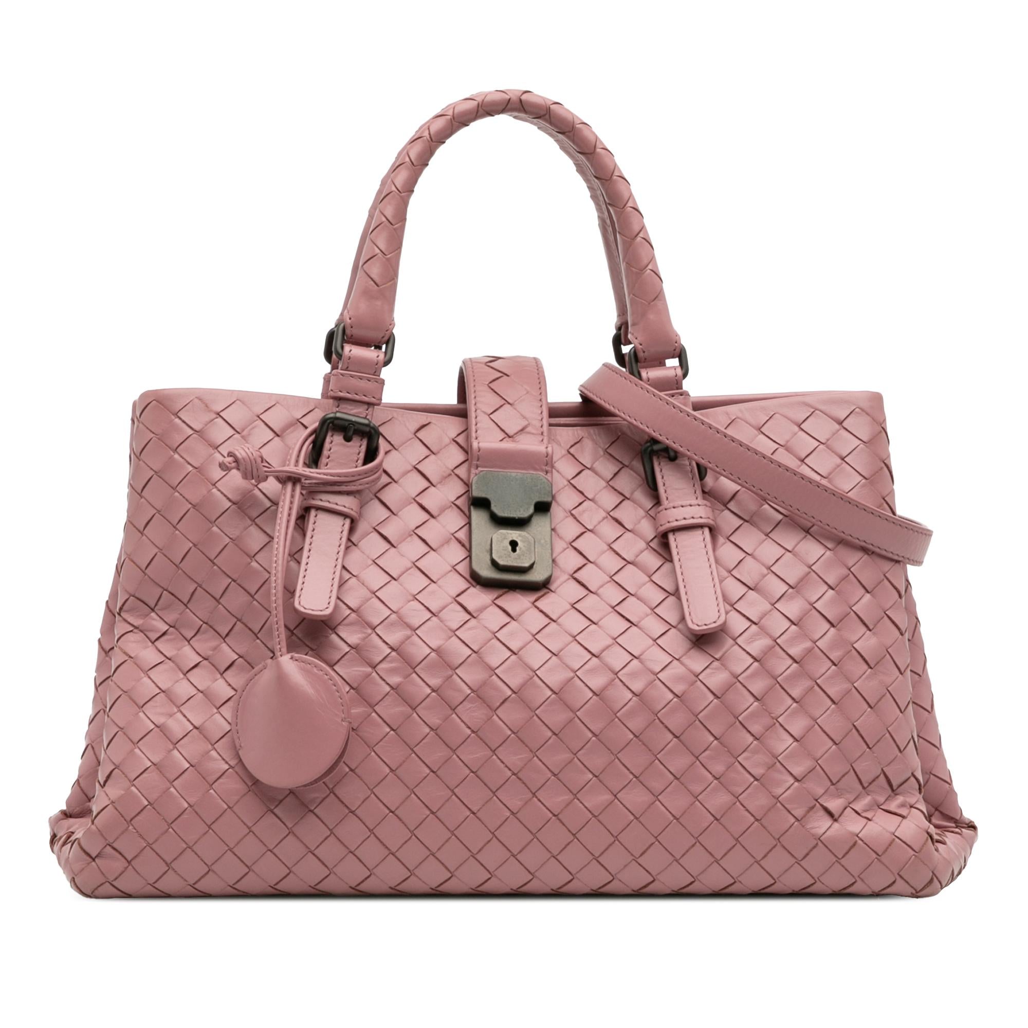 Bottega Veneta Small Nappa Intrecciato Roma Satchel