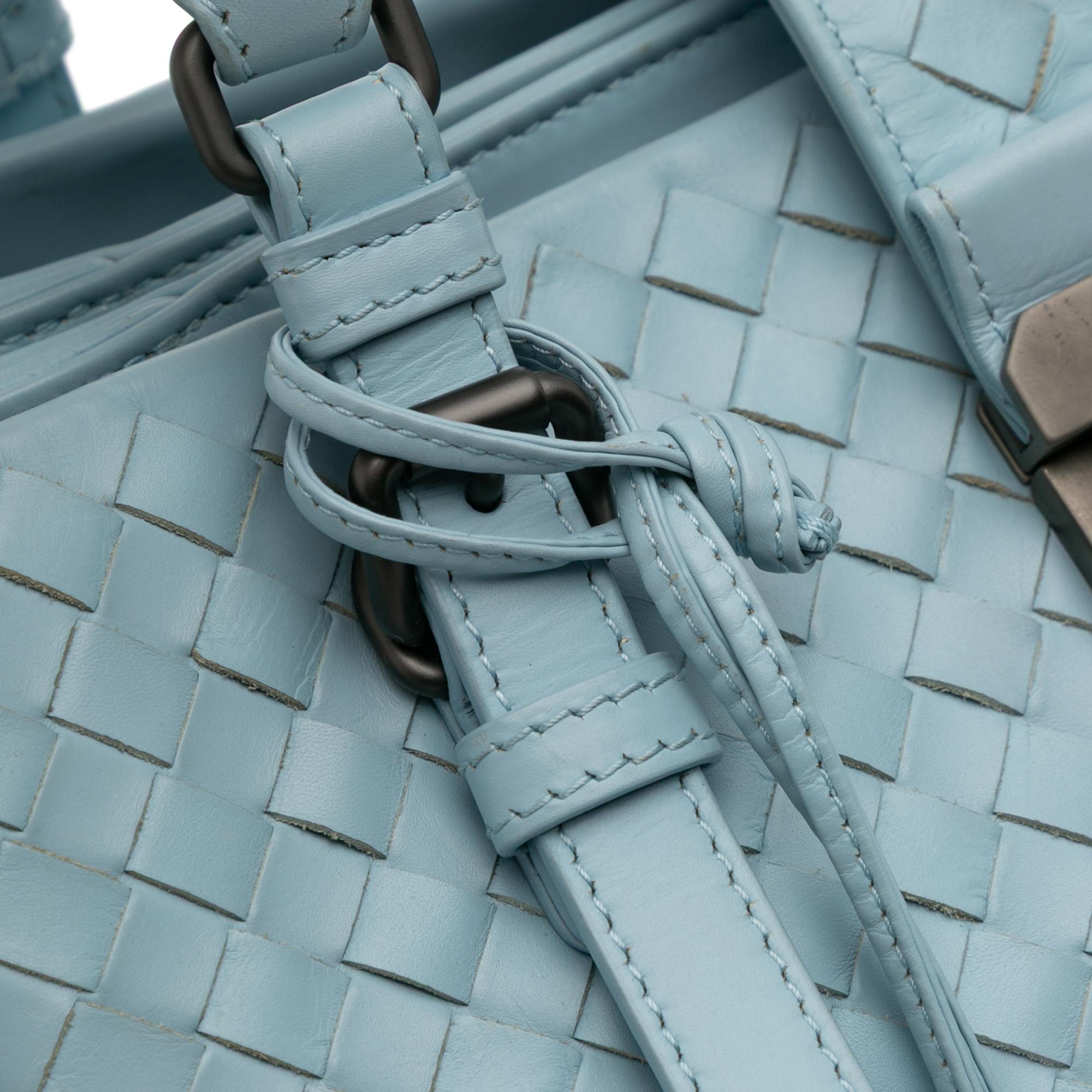 Bottega Veneta Small Nappa Intrecciato Roma Satchel