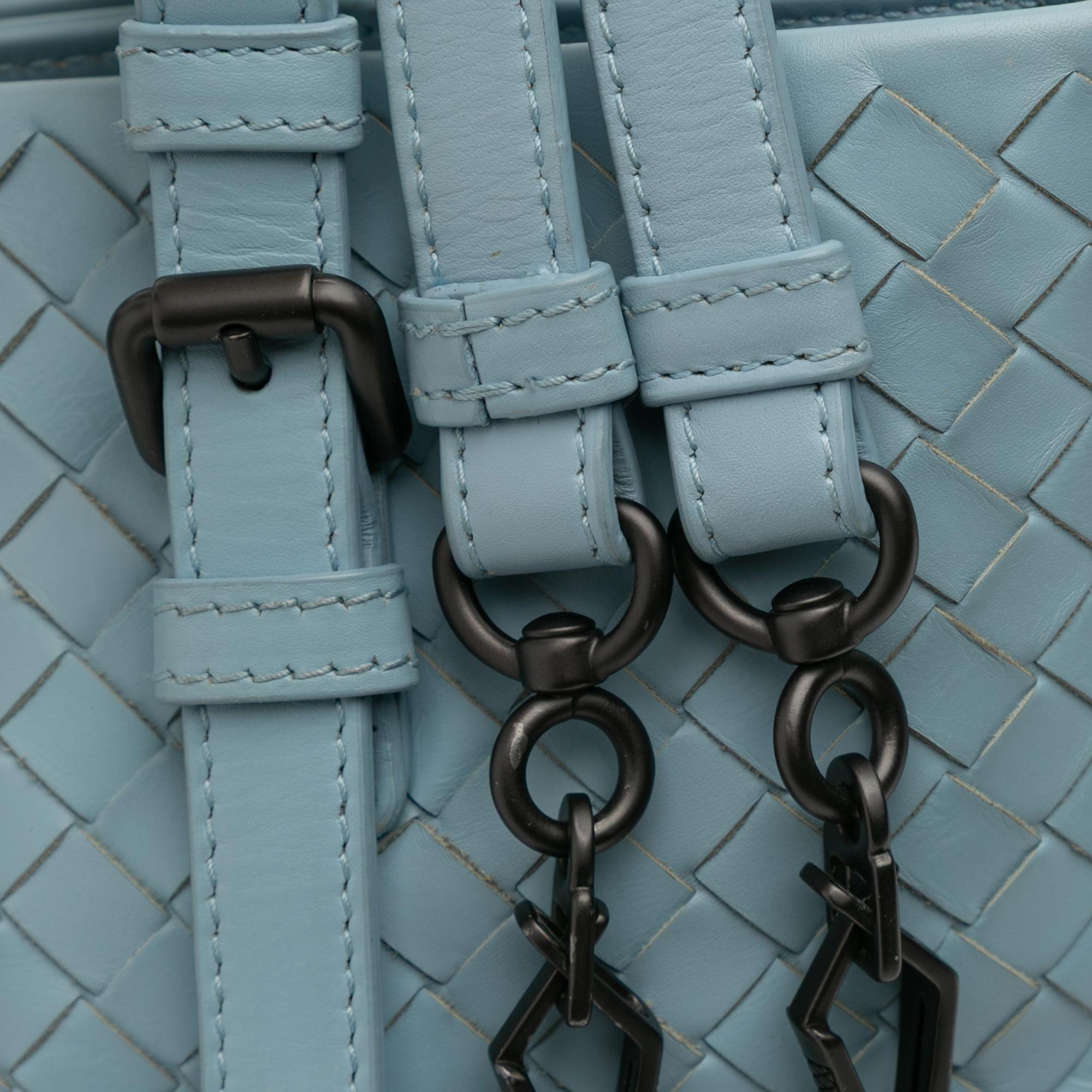 Bottega Veneta Small Nappa Intrecciato Roma Satchel
