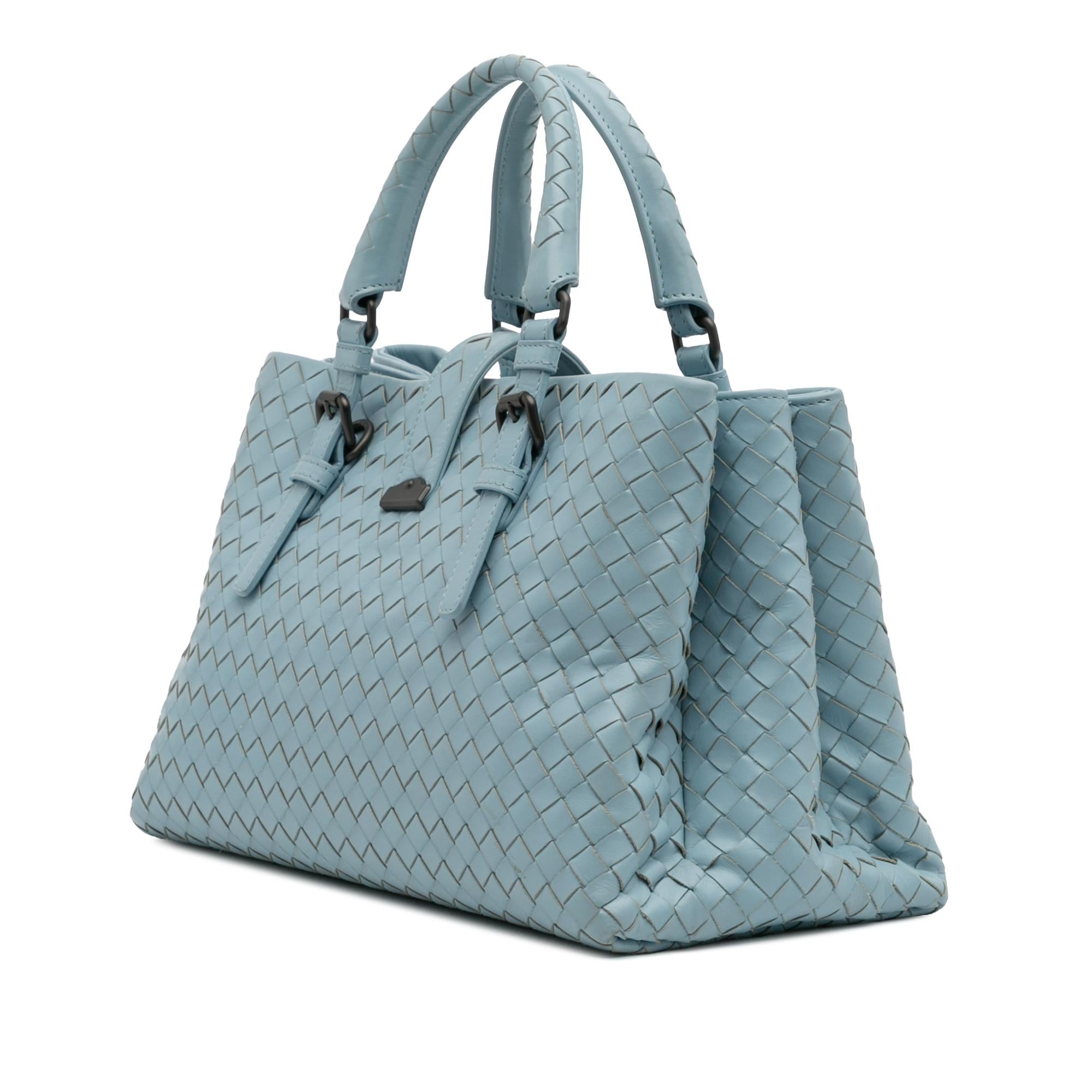 Bottega Veneta Small Nappa Intrecciato Roma Satchel
