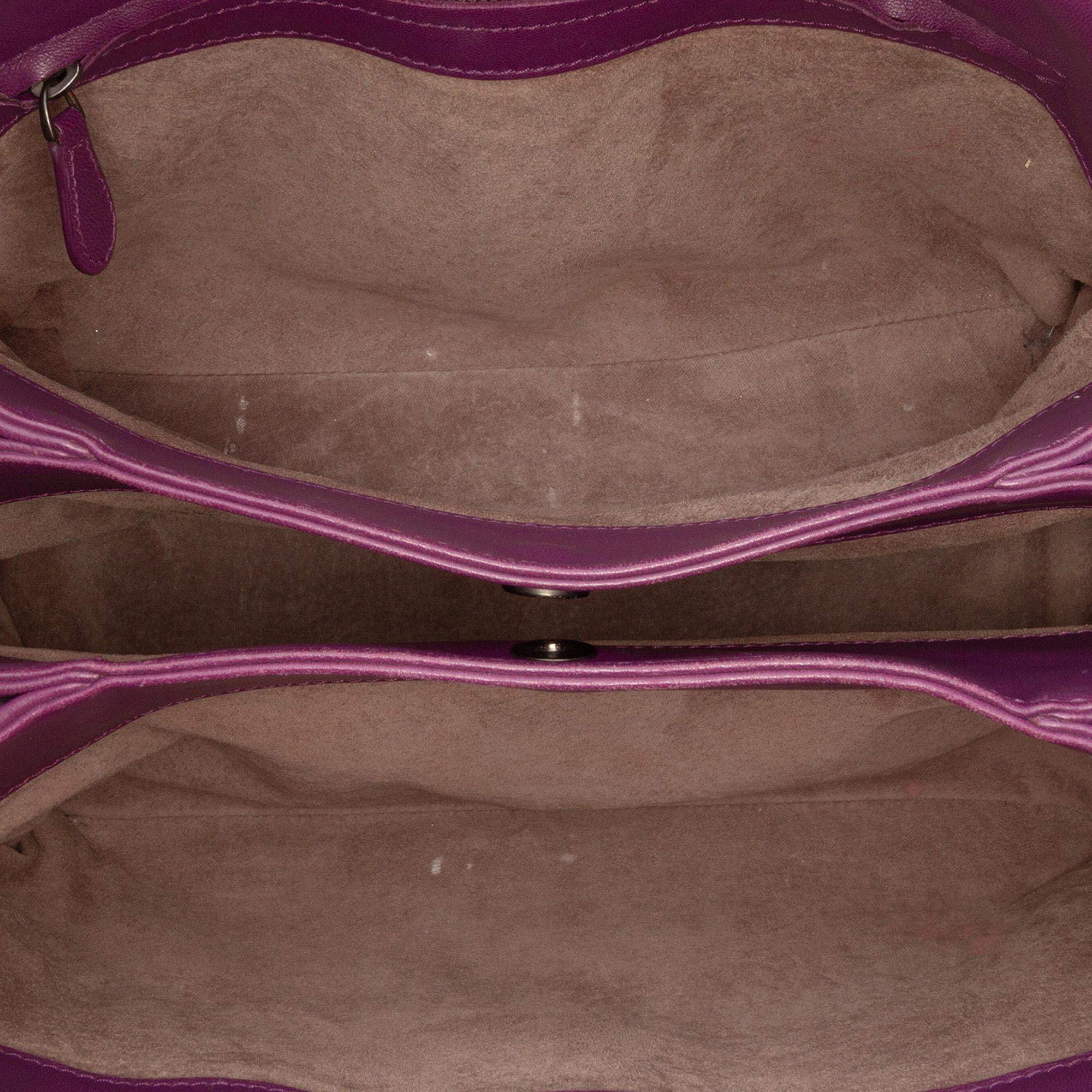 Bottega Veneta Small Nappa Intrecciato Roma Satchel