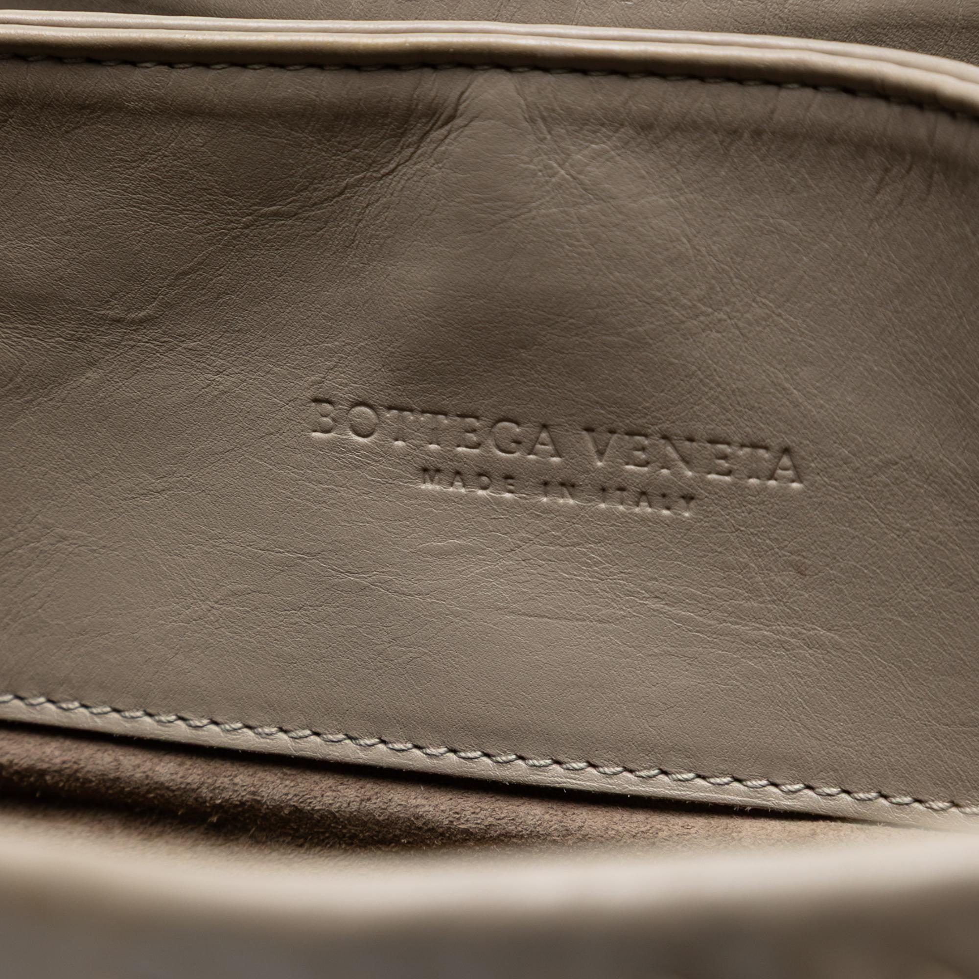 Bottega Veneta Small Nappa Intrecciato Roma Satchel