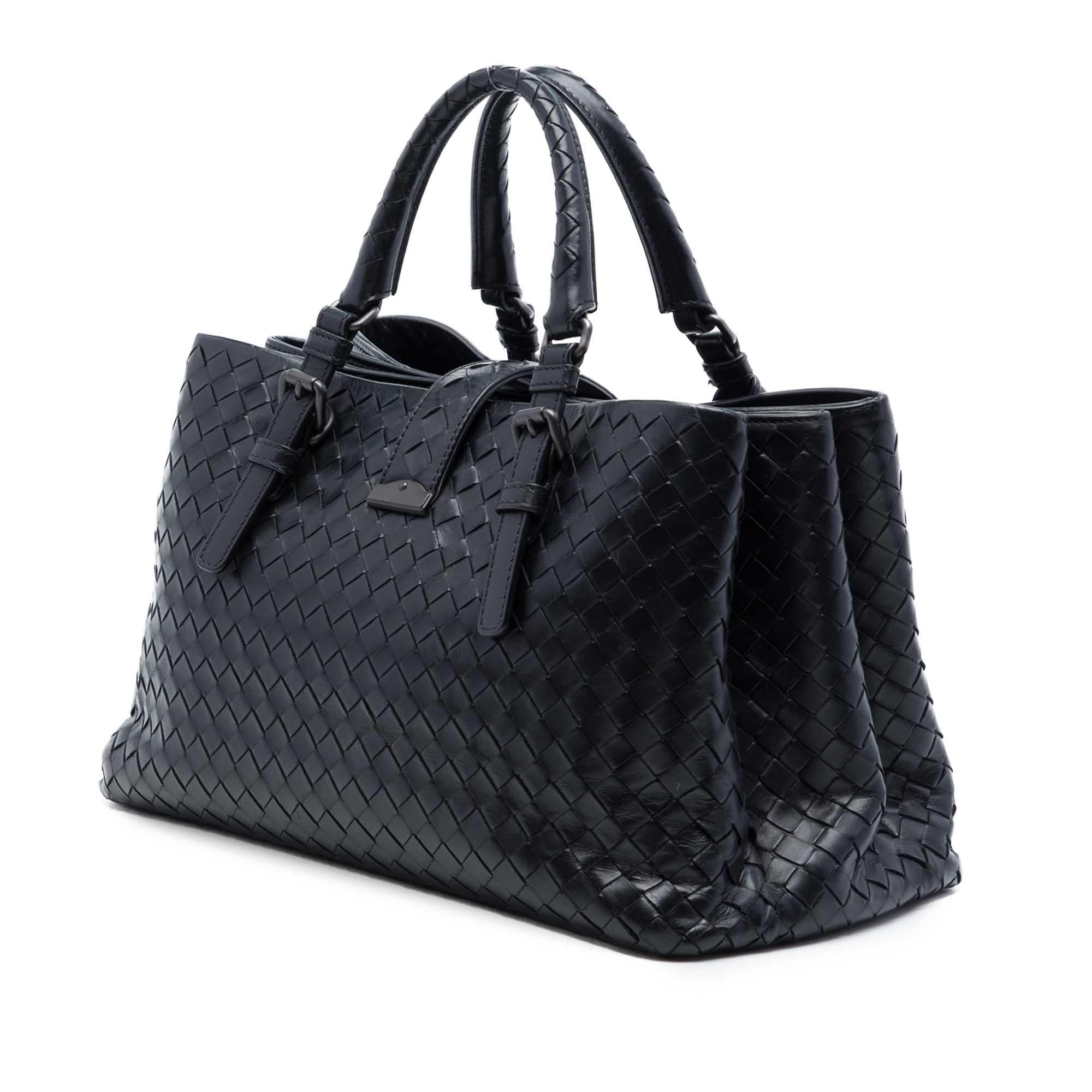 Bottega Veneta Small Nappa Intrecciato Roma Satchel