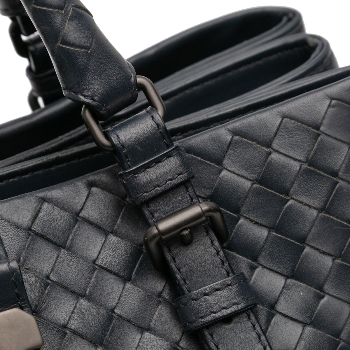 Bottega Veneta Small Nappa Intrecciato Roma Satchel