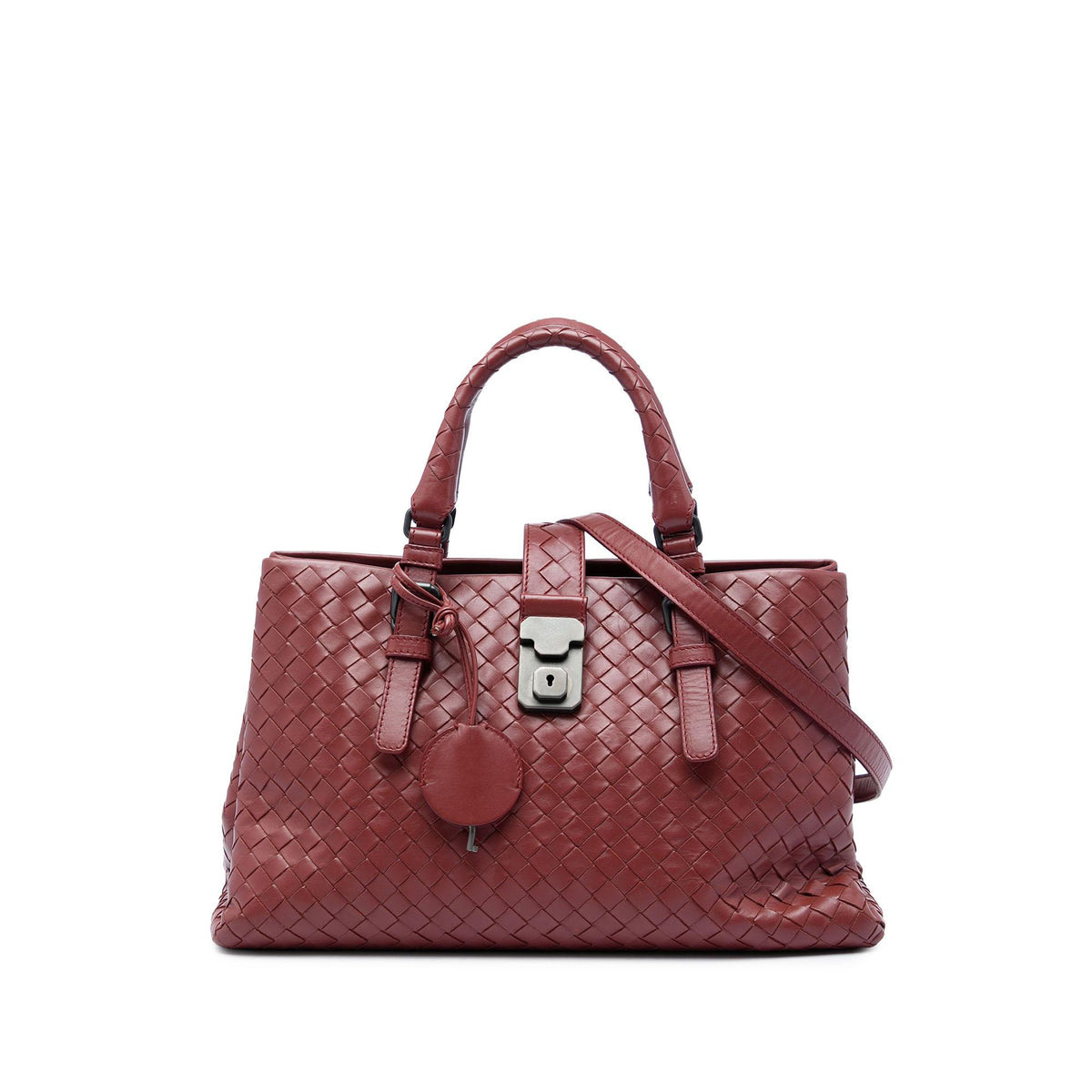 Bottega Veneta Small Nappa Intrecciato Roma Satchel