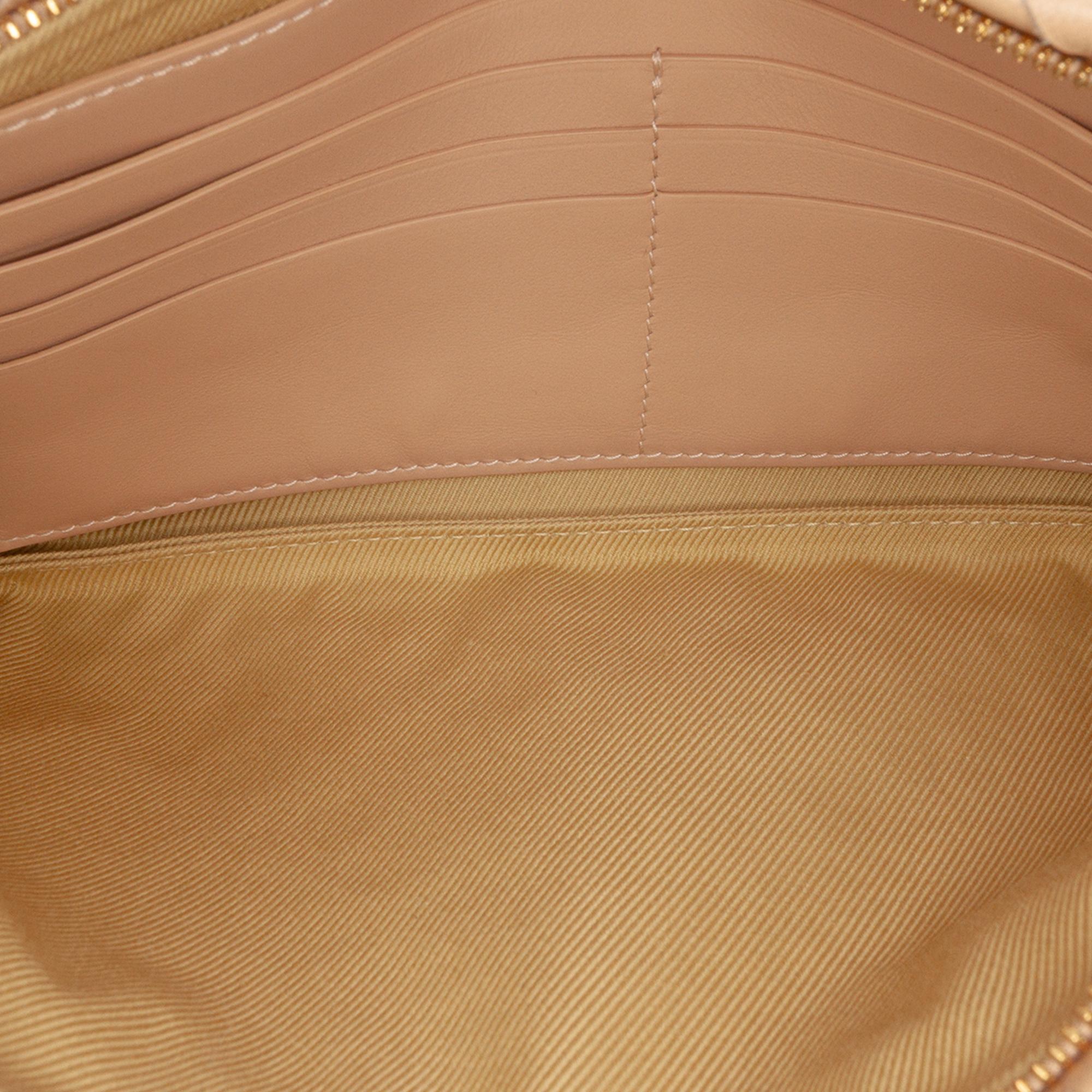 Bottega Veneta Small Nappa Intrecciato Zip Pouch