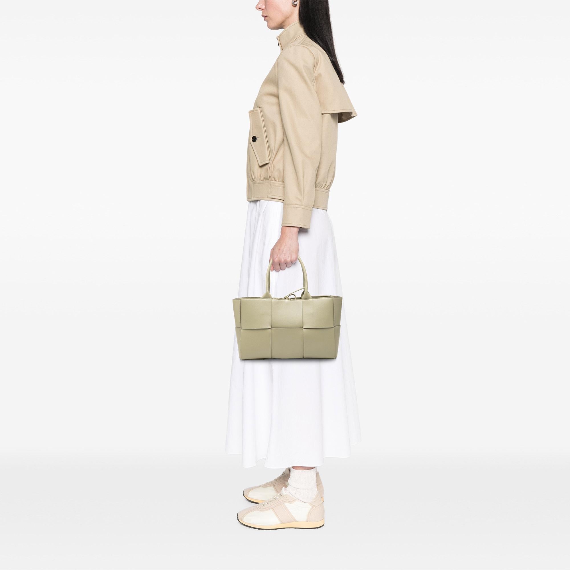 Bottega Veneta Small Nappa Maxi Intrecciato Arco Tote