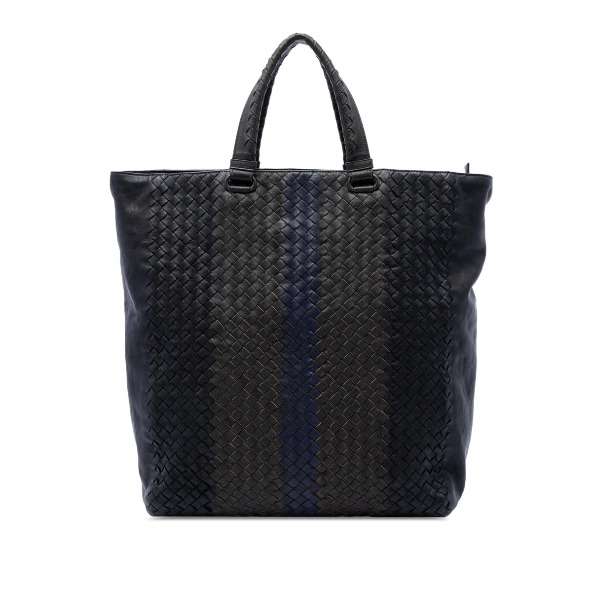 Bottega Veneta Tricolor Nappa Intrecciato Convertible Tote