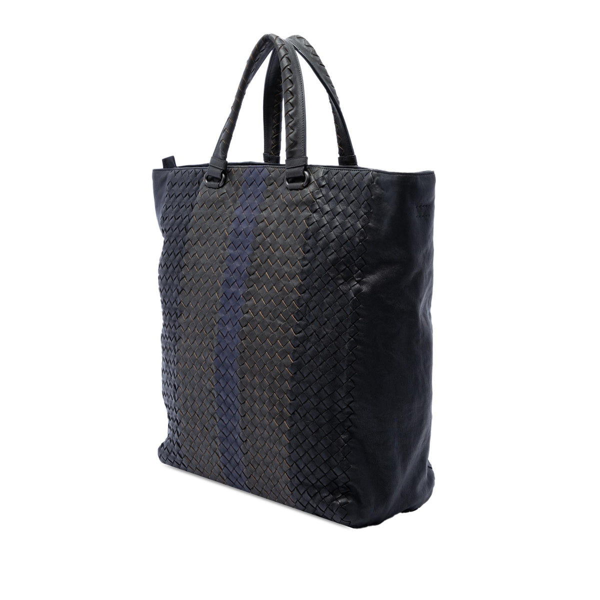 Bottega Veneta Tricolor Nappa Intrecciato Convertible Tote