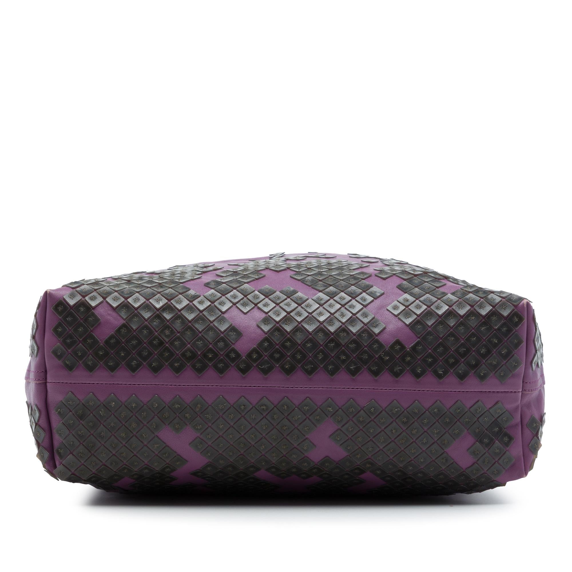 Bottega Veneta Vitello Mosaico Laque Tote