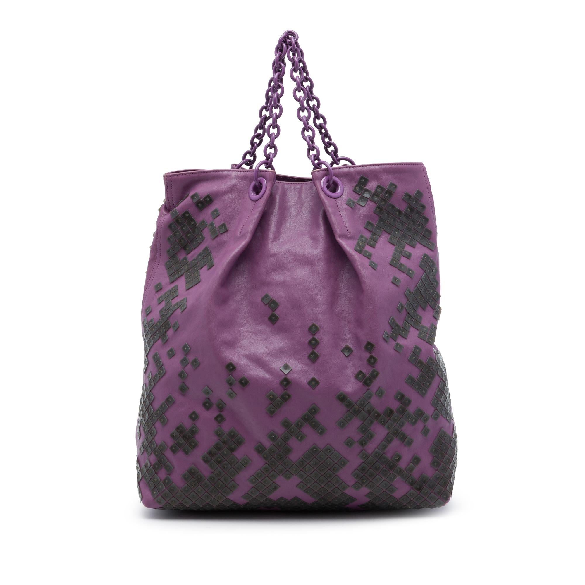 Bottega Veneta Vitello Mosaico Laque Tote
