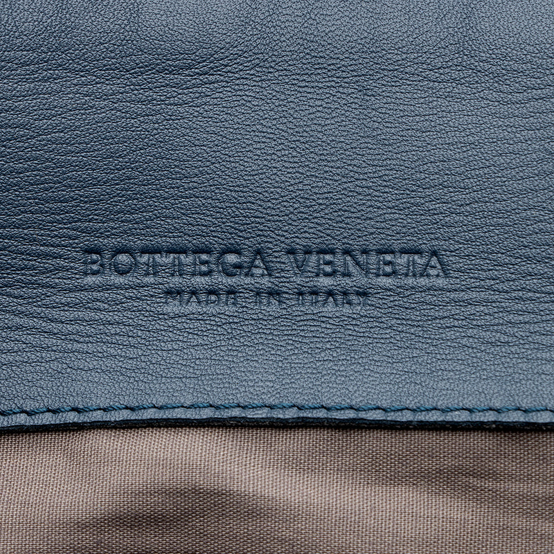 Bottega Venetta Intrecciato Nappa Embroidered Pocket Tote (SHF-18264)
