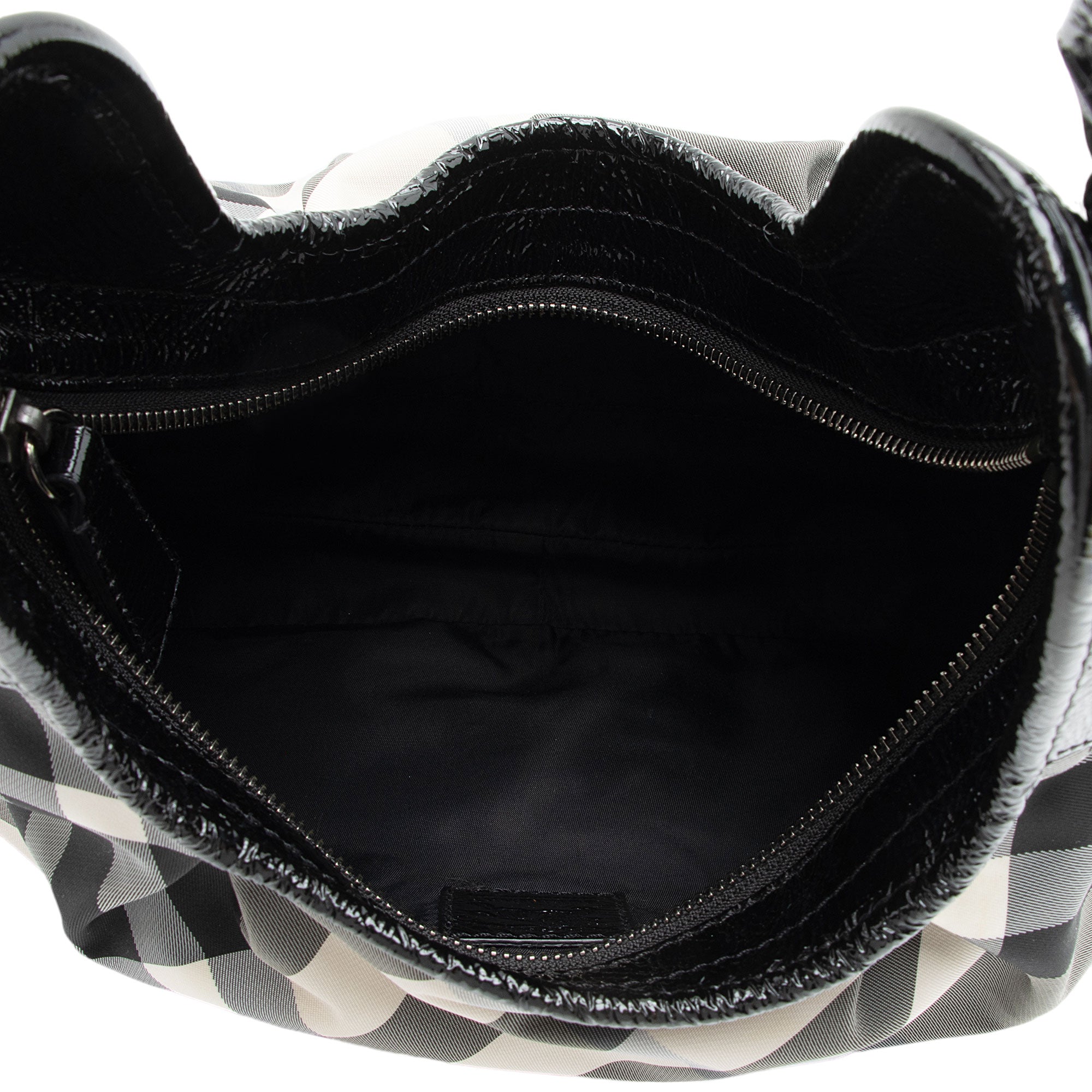 Burberry Beat Check Brooklyn Hobo (SHF-3eG8ej)